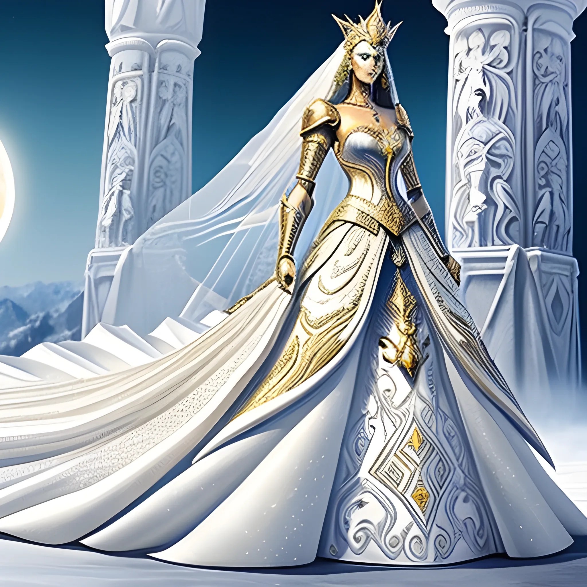 princess wedding dress warrior moon goddess armor majestic supre