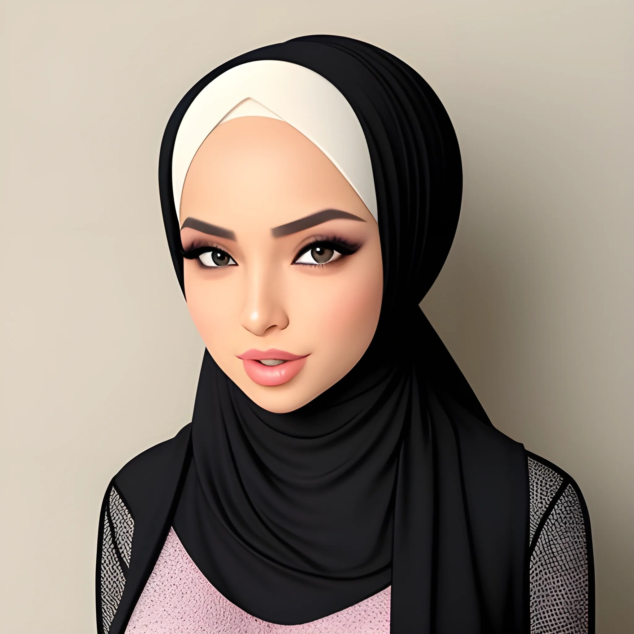 sexy hijab babe - Arthub.ai