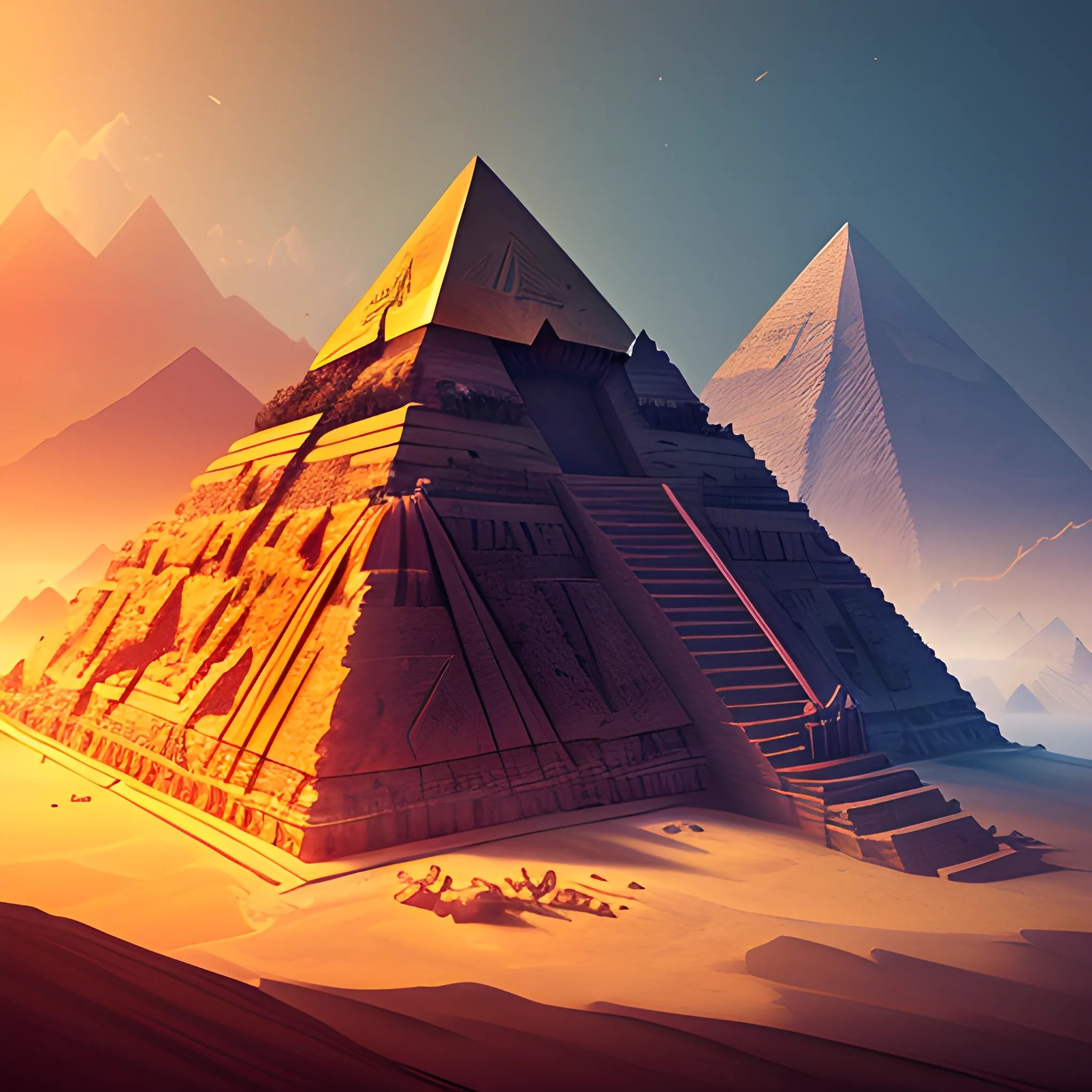 pyramid, dessert, black pyramid, high resolution, high quality