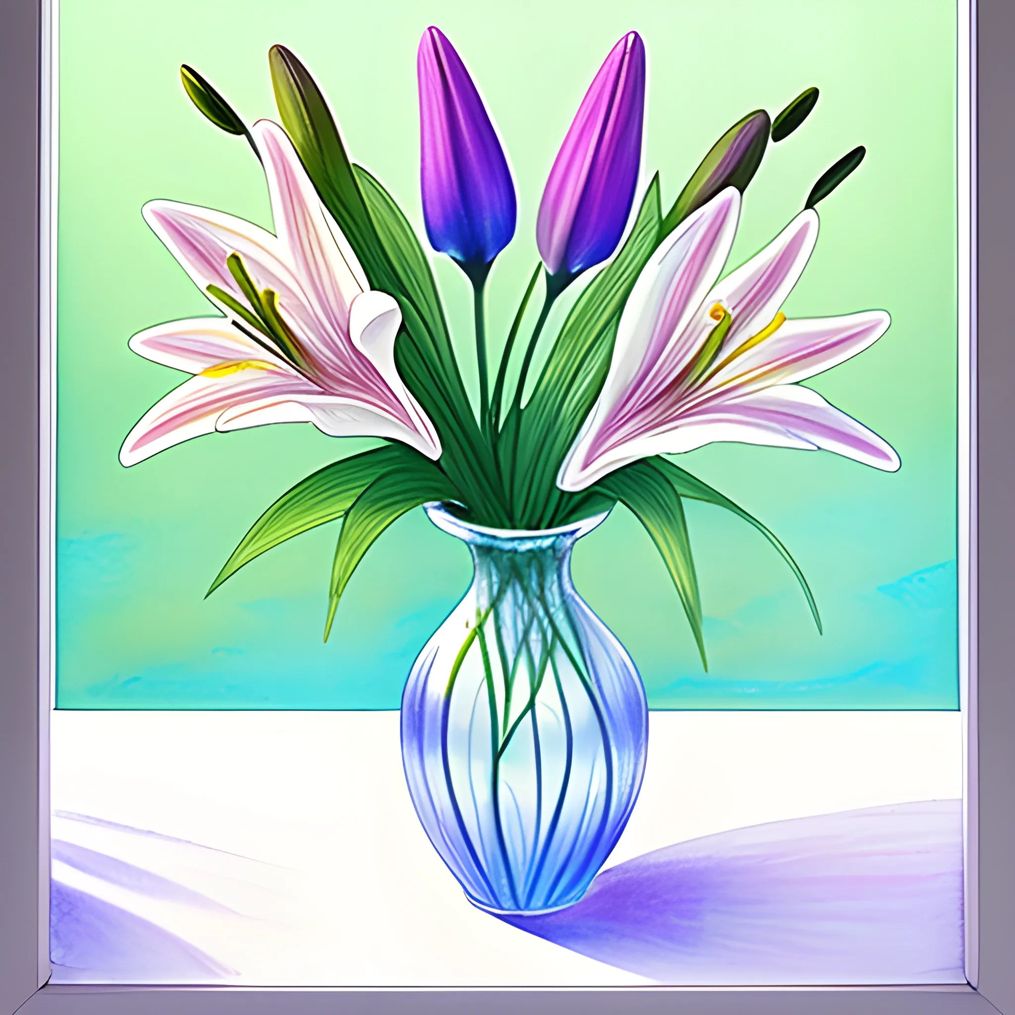 Share more than 151 flower vase colour pencil drawing seven.edu.vn