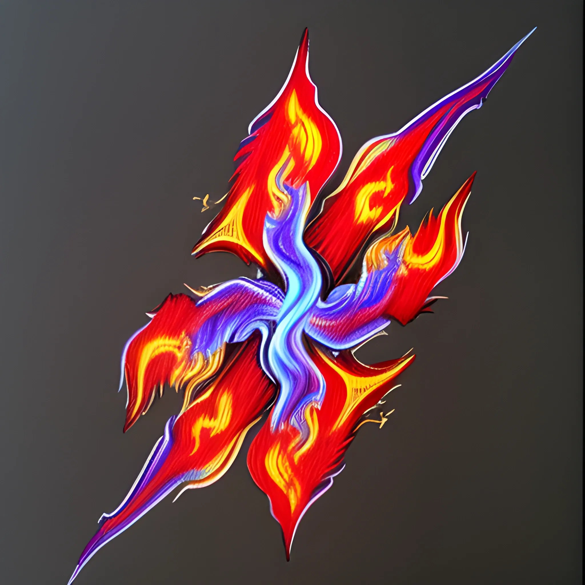flames,Metallic, only flames, , Pencil Sketch, color ,8k, Tripp