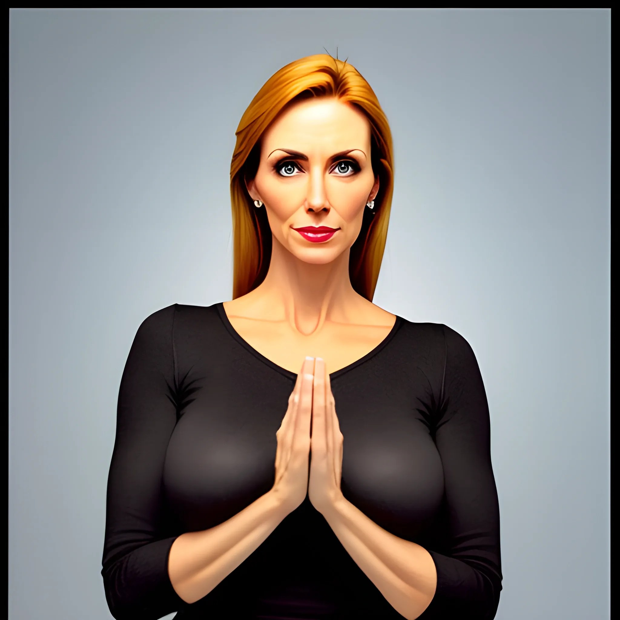 a girl with big hands Arthub.ai