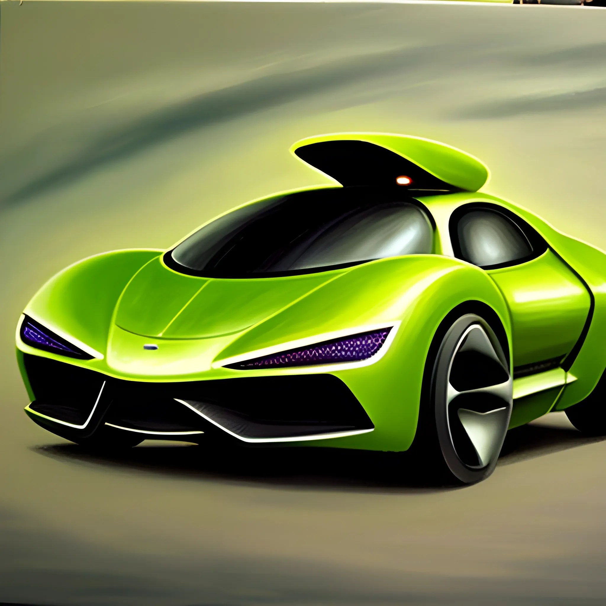 futuristic cars, , Oil Painting Arthub.ai