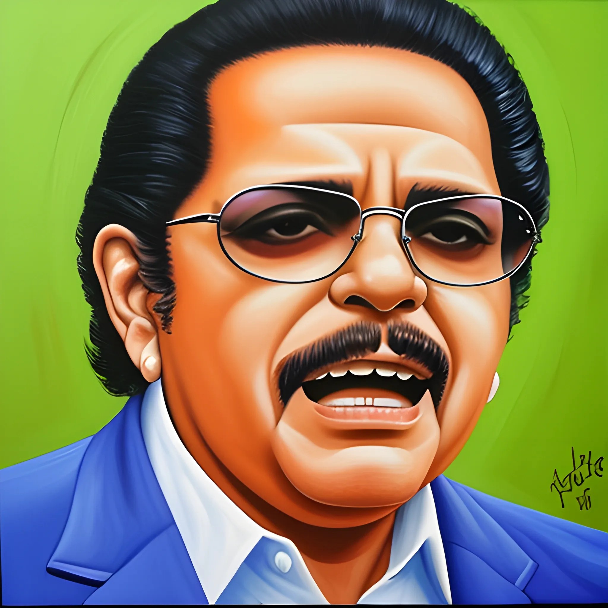 Imágenes de Héctor lavoe cantante de fania, Oil Painting Arthub.ai