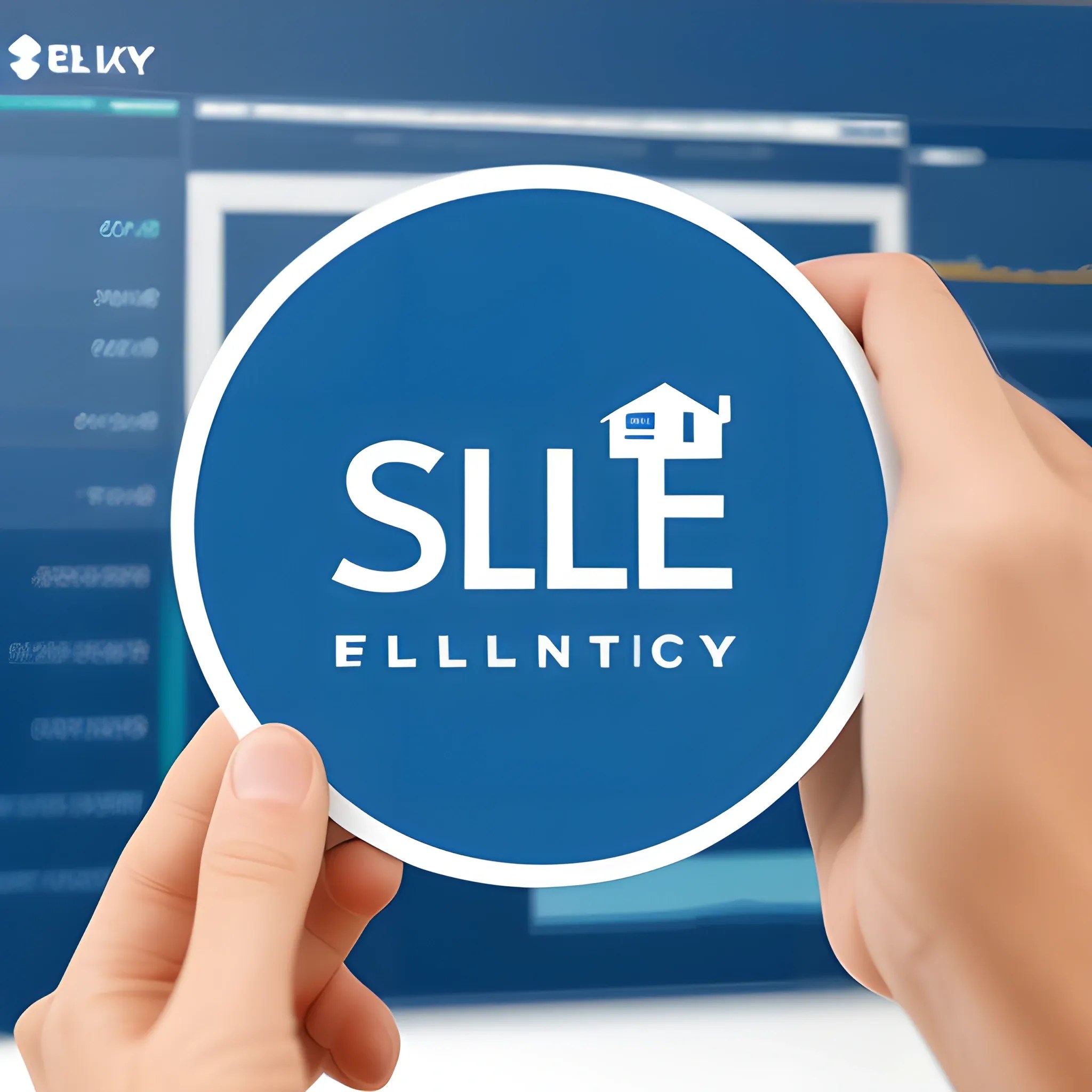 Generate a Logo for a Financial Advisory Company named Blue Sky