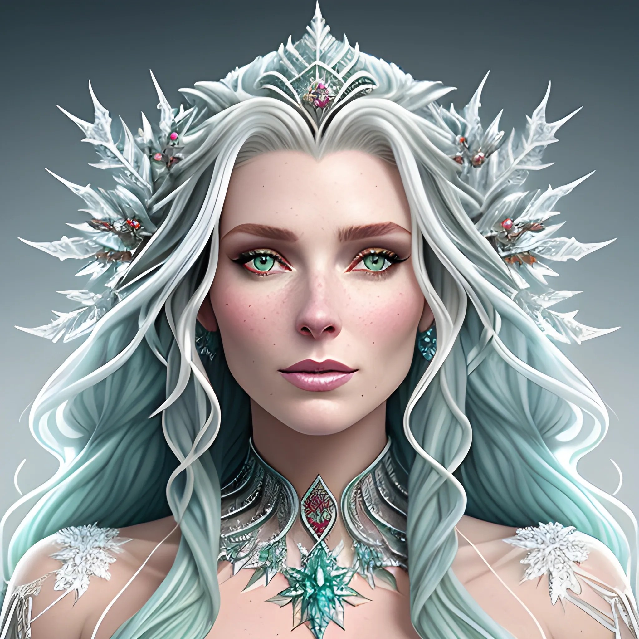 Insanely detailed “elaborate Arabian icicle goddess” Robyn Livel