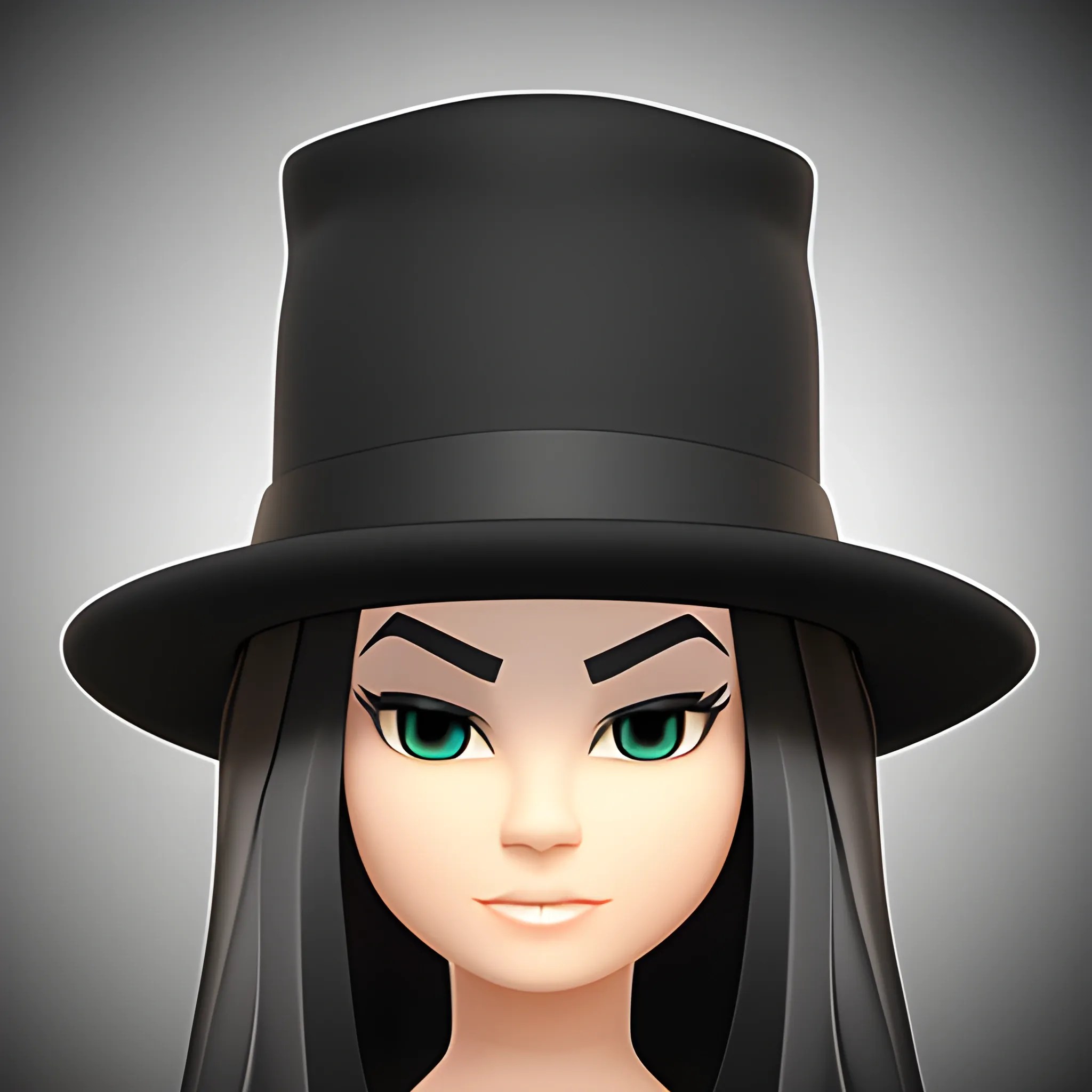 Roblox avatar black and hat Arthub.ai