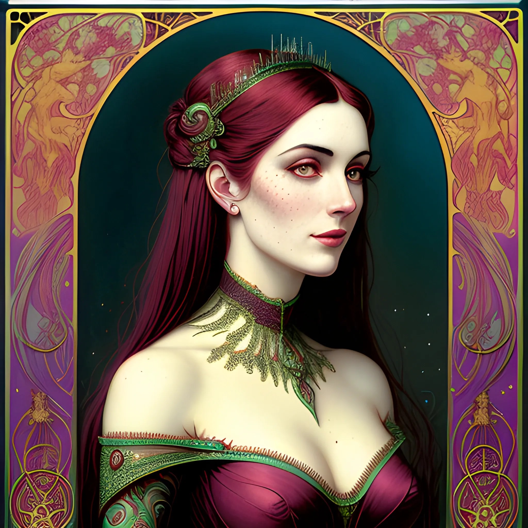 young Evangeline Lilly, her highly detailed, softly freckled bea