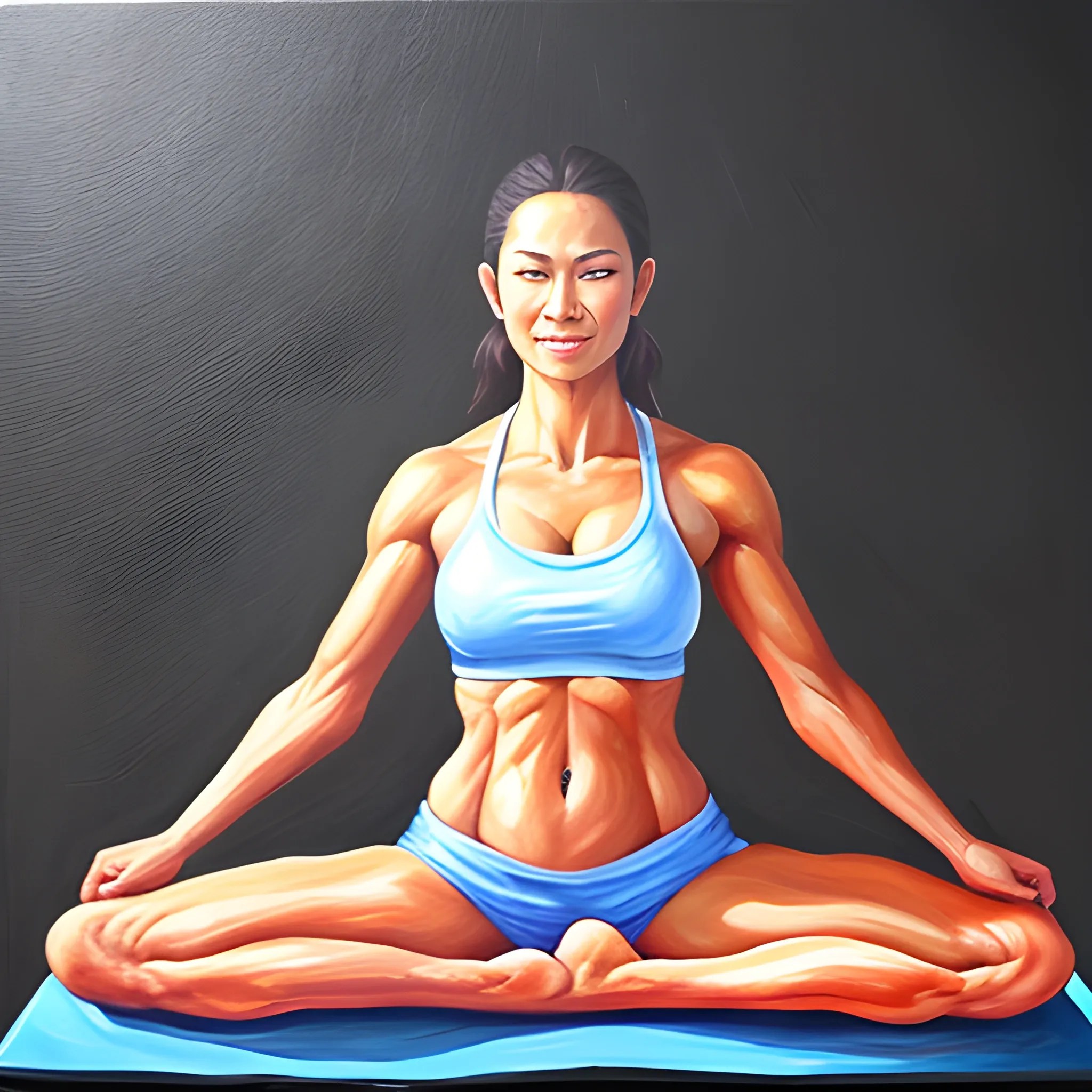 Full body massage workout, Oil Painting Arthub.ai