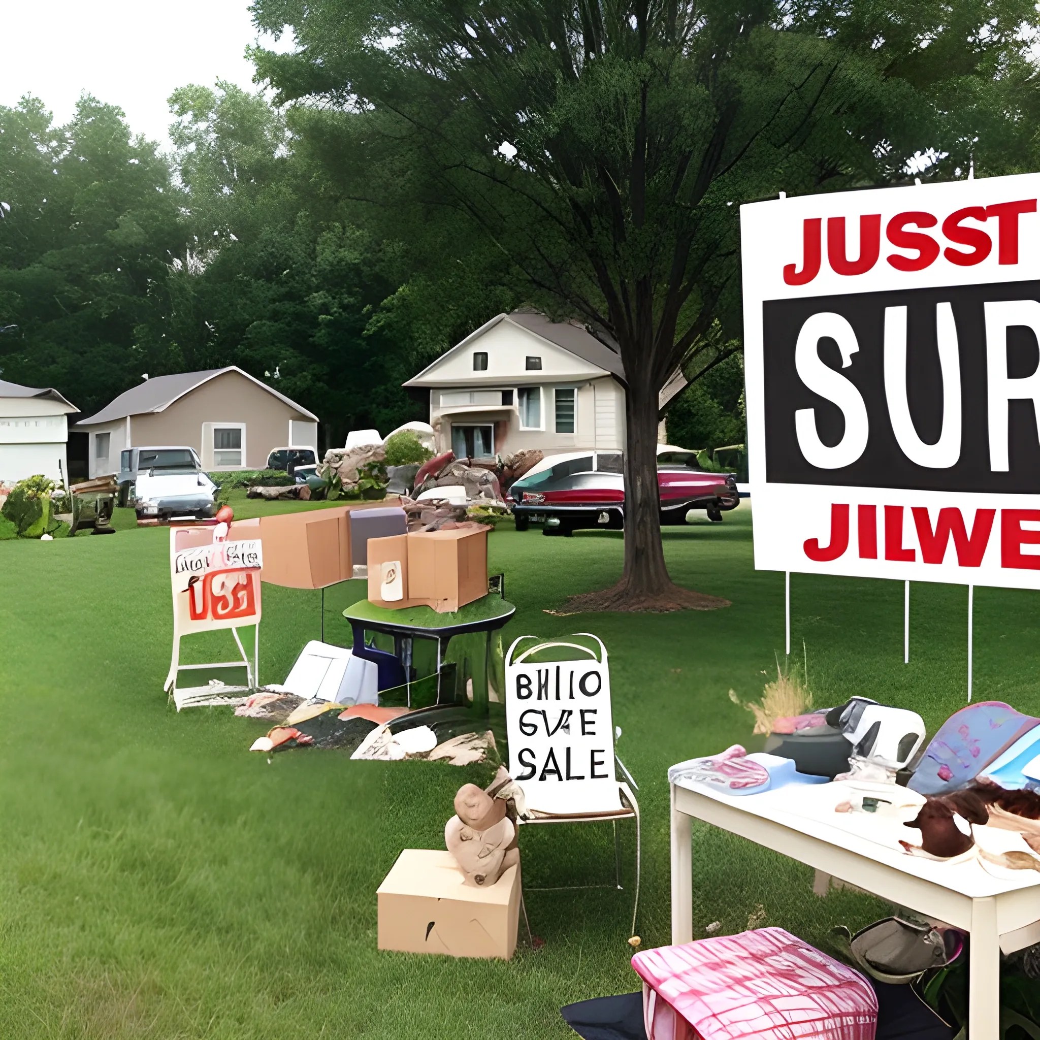 Just a big front yard sale Arthub.ai