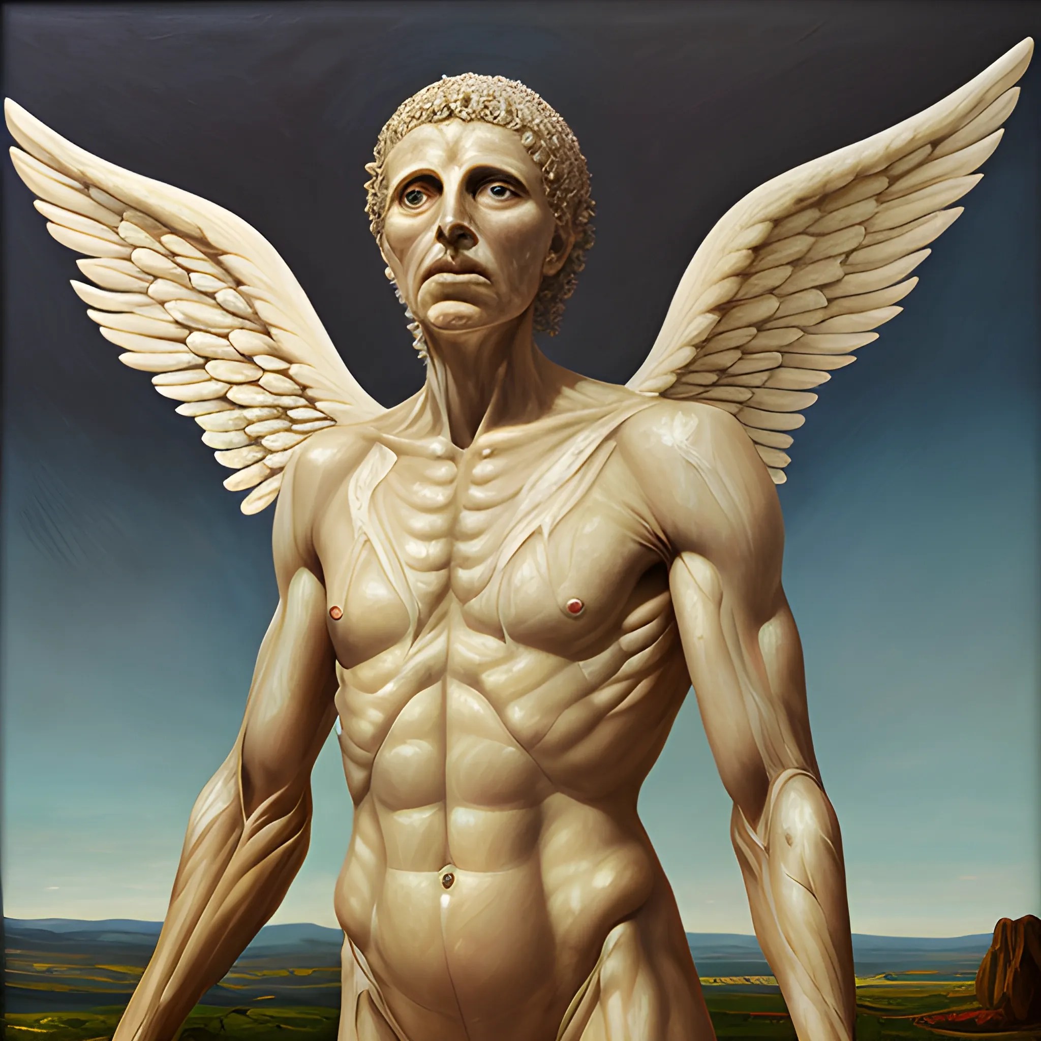 whole body, landscapebody, athmospher, angel, skinman, Oil Pai... Arthub.ai