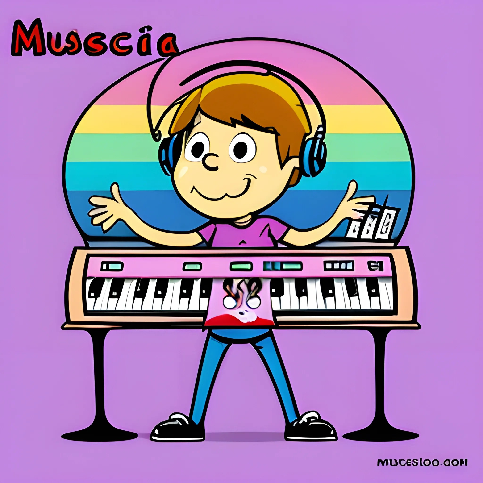 musica , Cartoon Arthub.ai