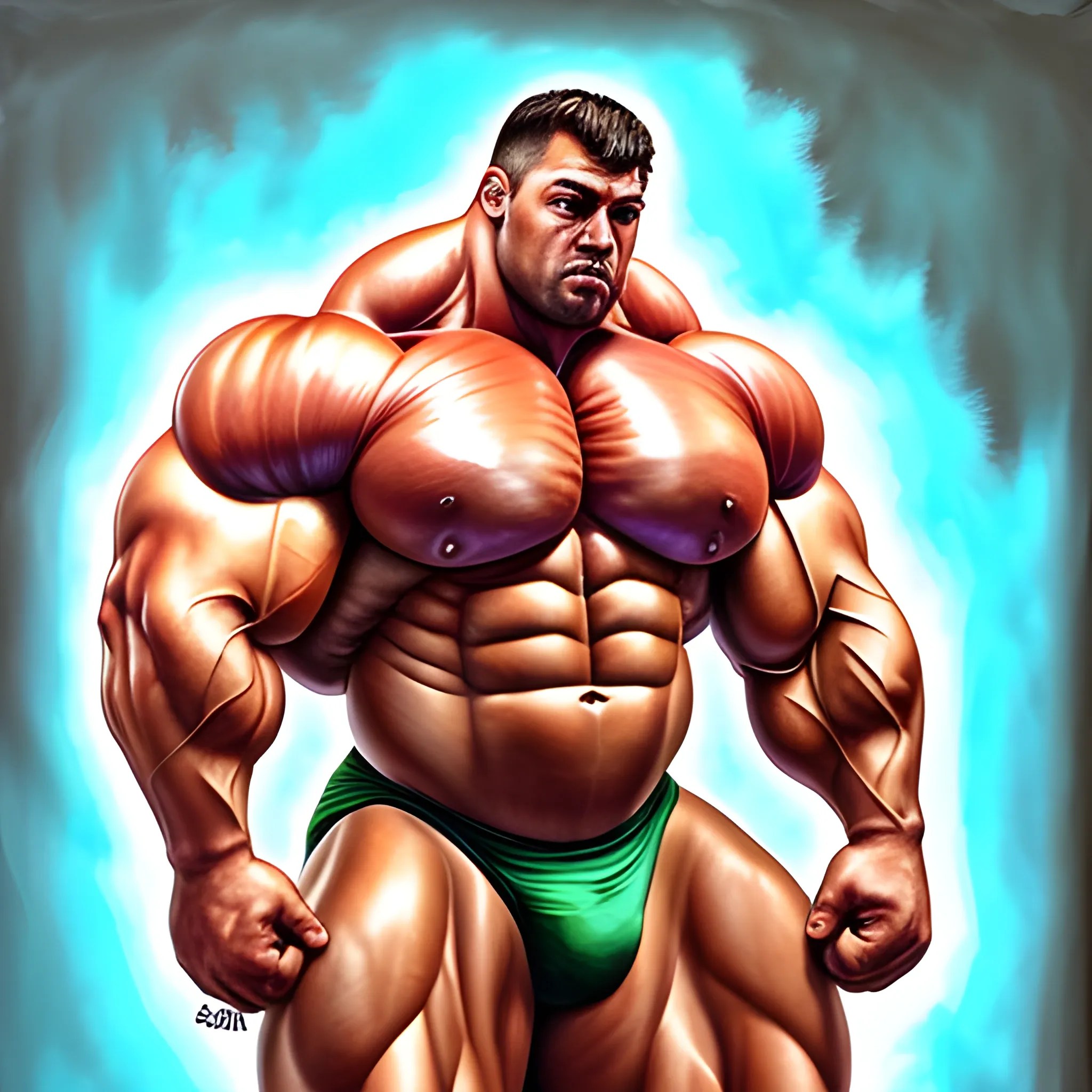 full body, muscle morph, 3 meter tall muscle morph,3000 LBS phys