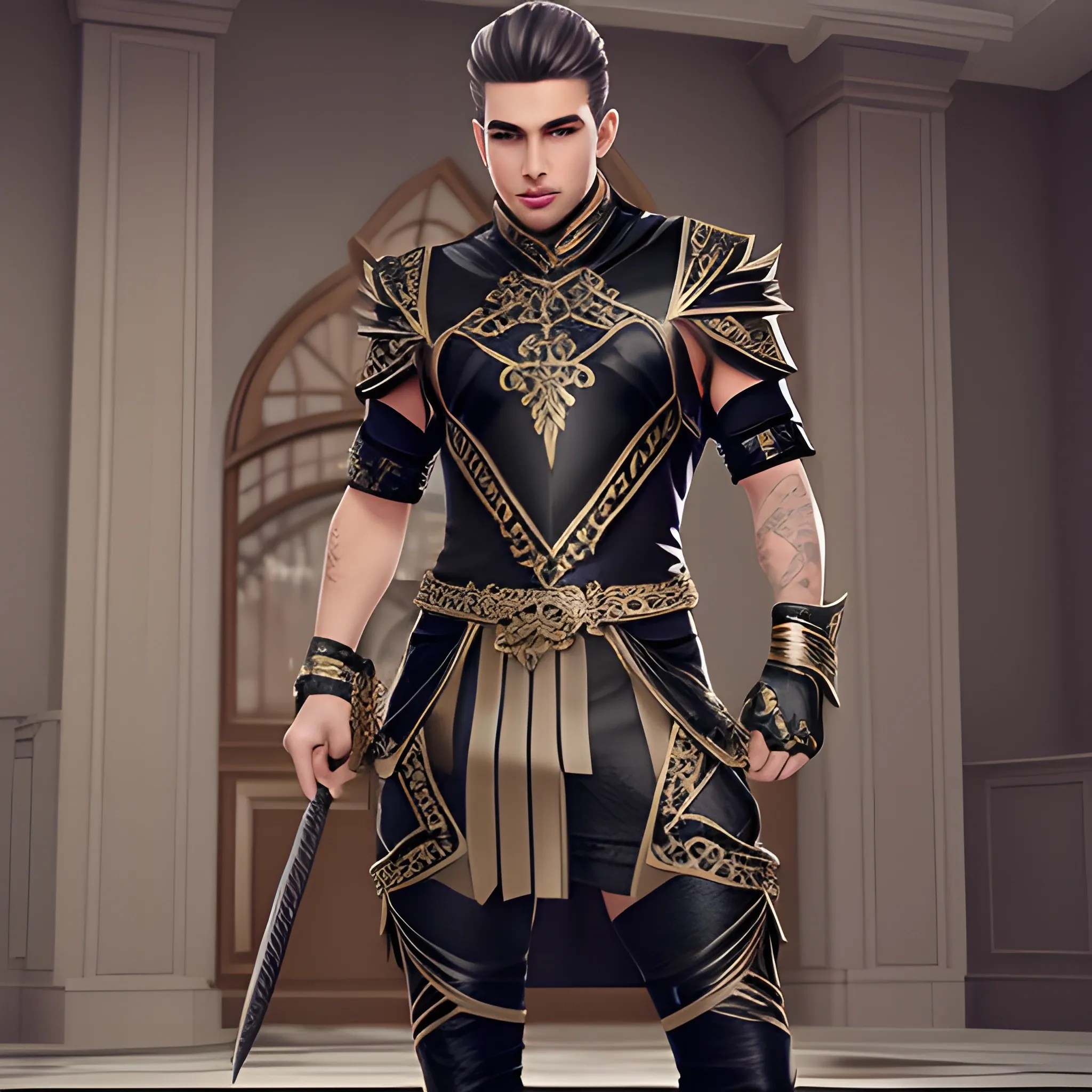 Male fantasy outfit Arthub.ai