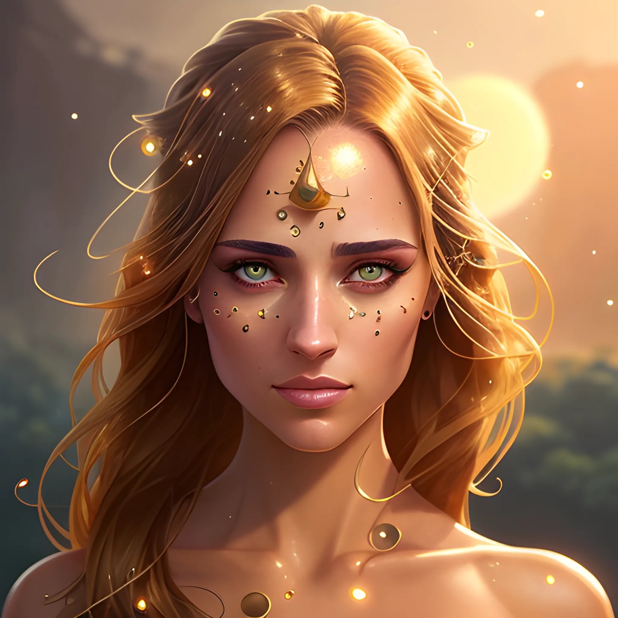 elegant cute alicia vikander anime girl, symmetrical eyes, prett... - Arthub.ai