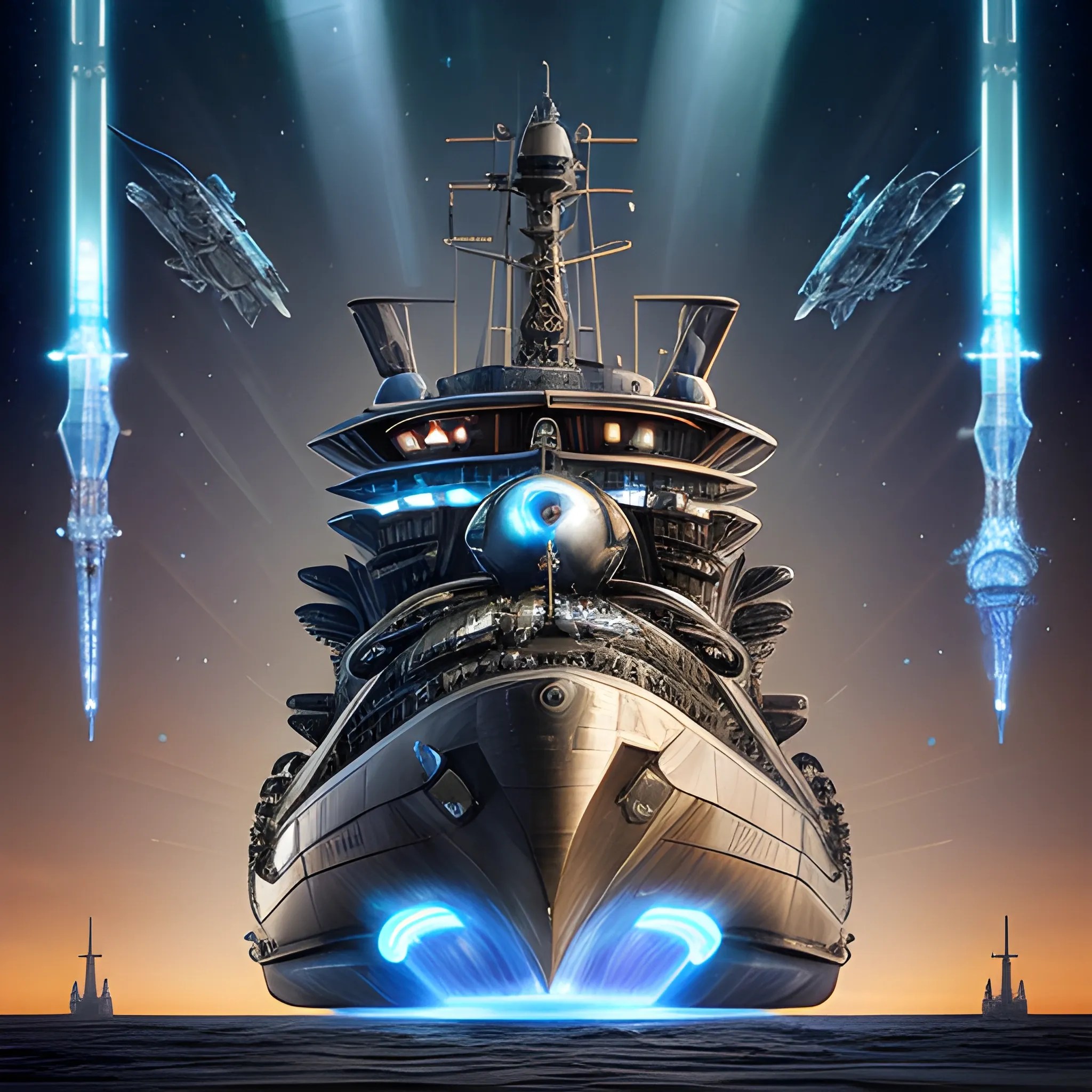 In this aweinspiring blend of steampunkinspired and futuristic