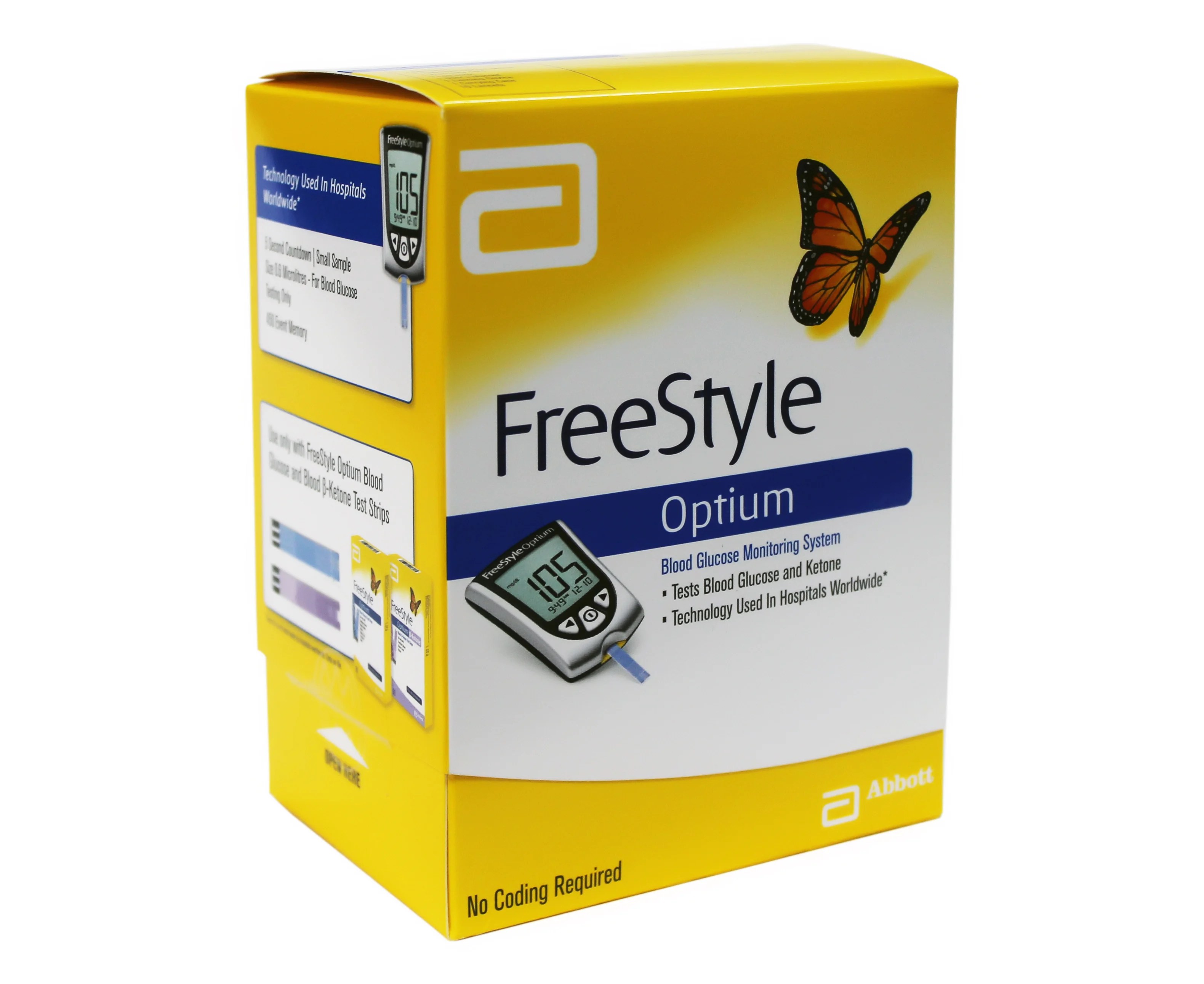 Abbott FreeStyle Optium Blood Glucose Monitoring System online in India