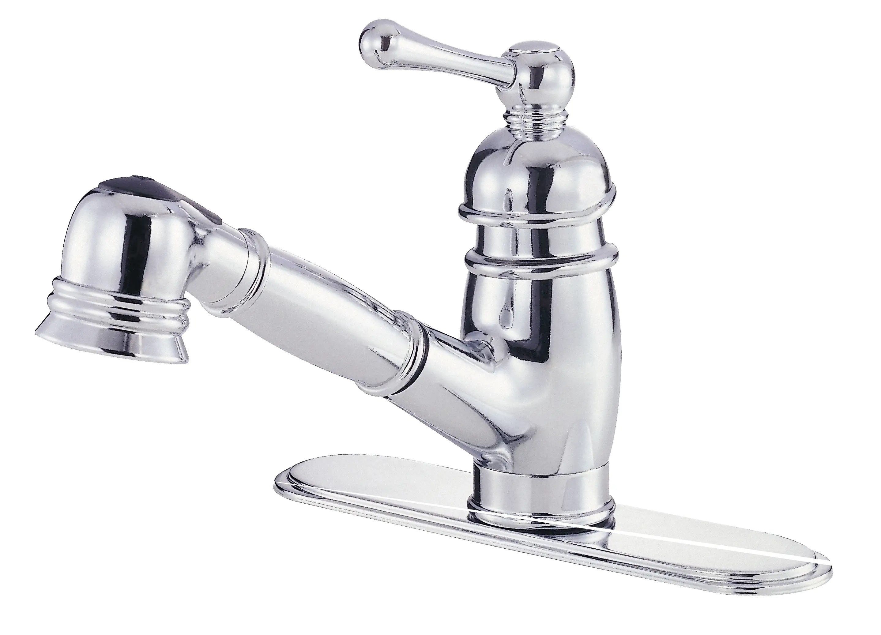 Danze D457014 Opulence SingleHandle Kitchen Faucet with PullOut Spout, Chrome eBay