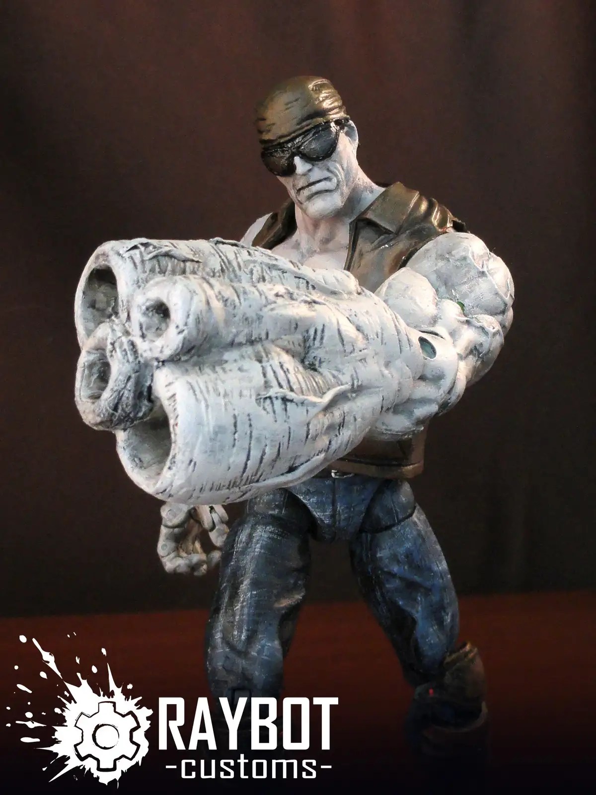 Marvel Legends Random custom action figure with gun arm eBay