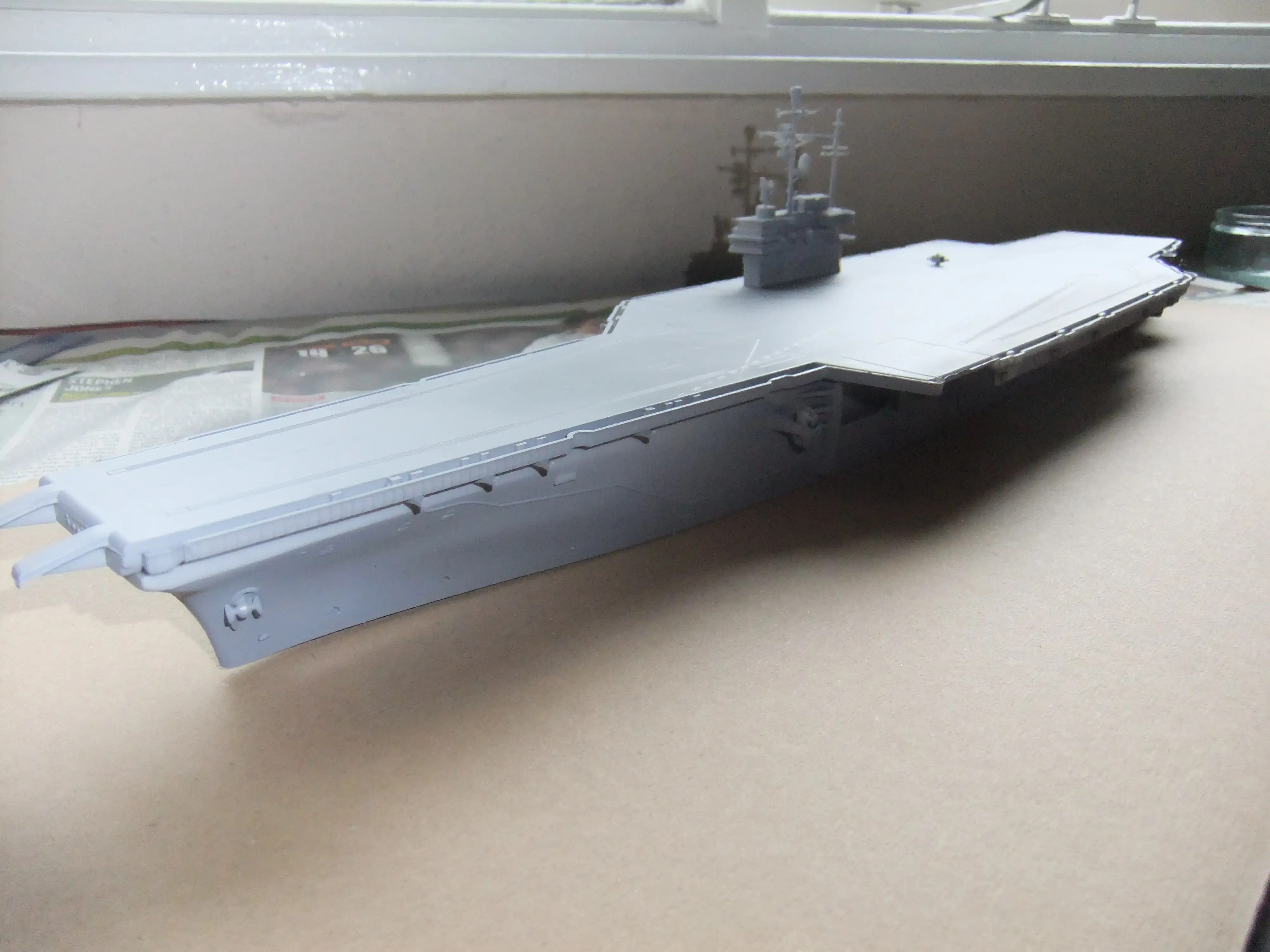 Airfix 2012 Ships GB Captain Farrell's Forrestal build. Page 2