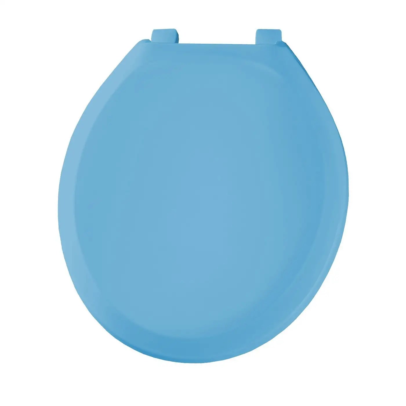 Church Bemis 200TC144 Plastic Round Toilet Seat, New Orleans Blue eBay