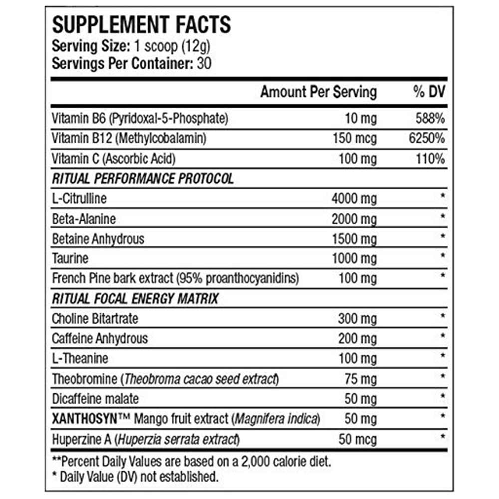 Ritual Pre Workout at Best Price in India