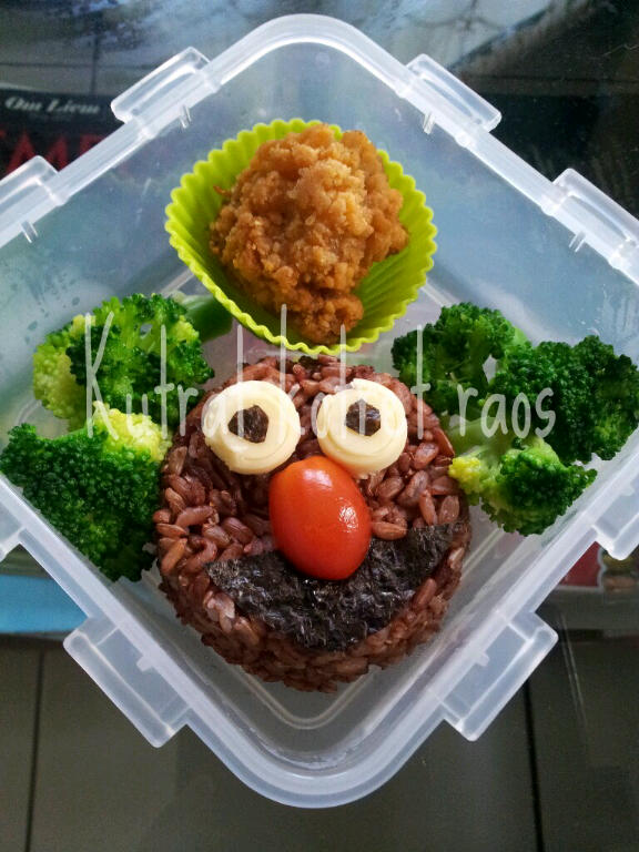 Nasi Bento Simple Dengan