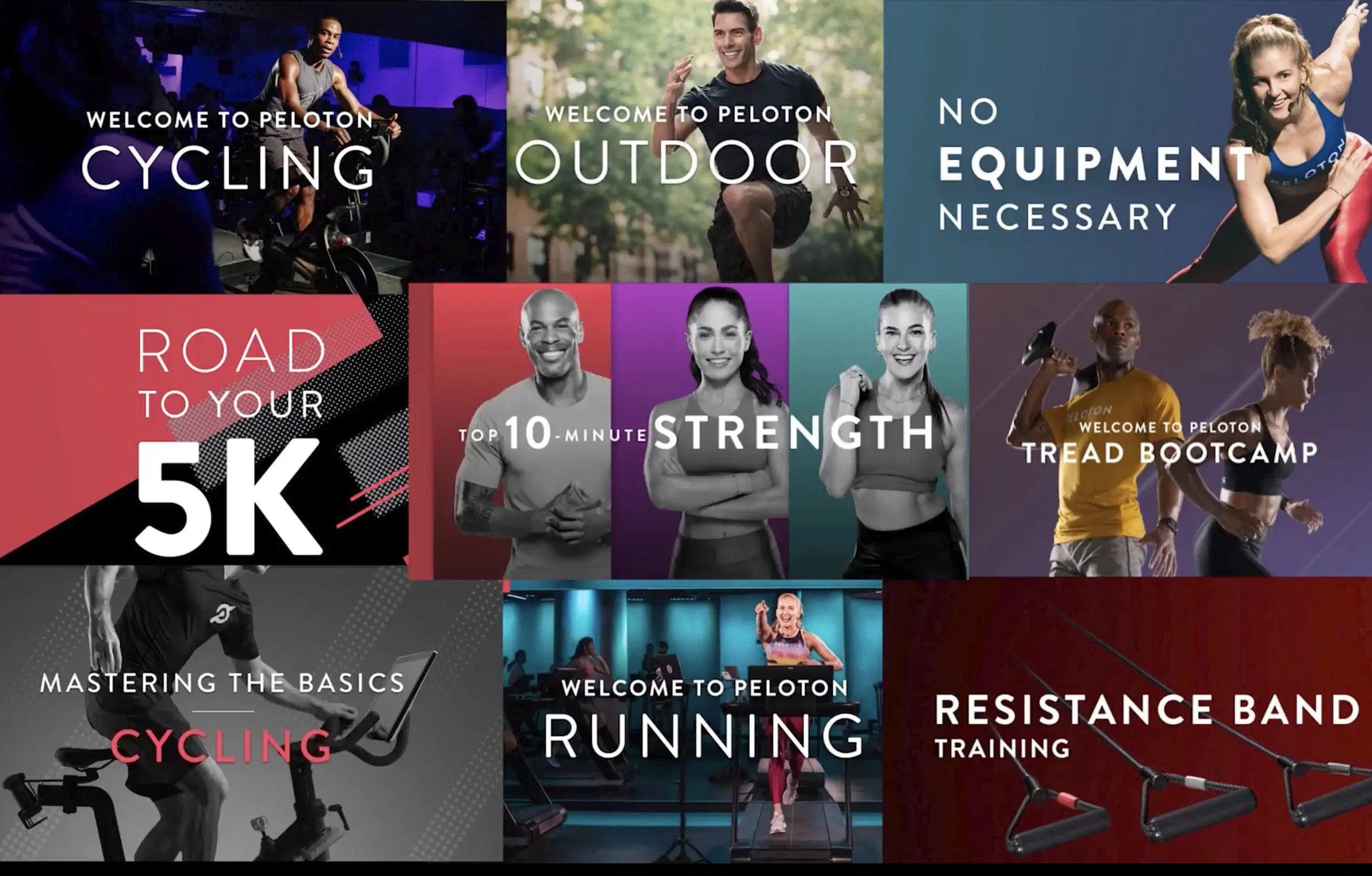 Peloton relaunches Collections & Programs for 2021 Cycling, Tread