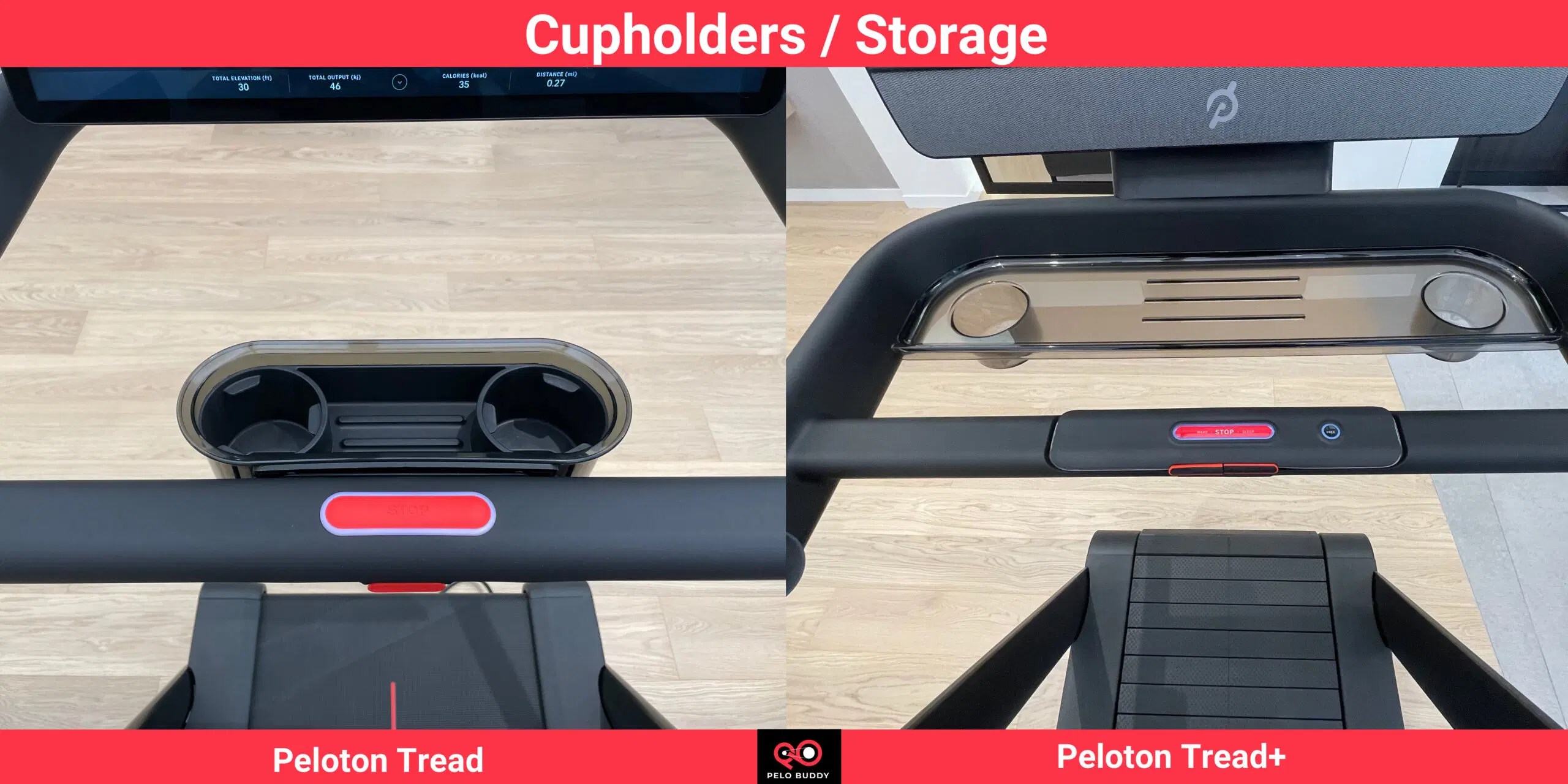 Peloton Tread vs Tread+ (Plus) Comparison of feature differences