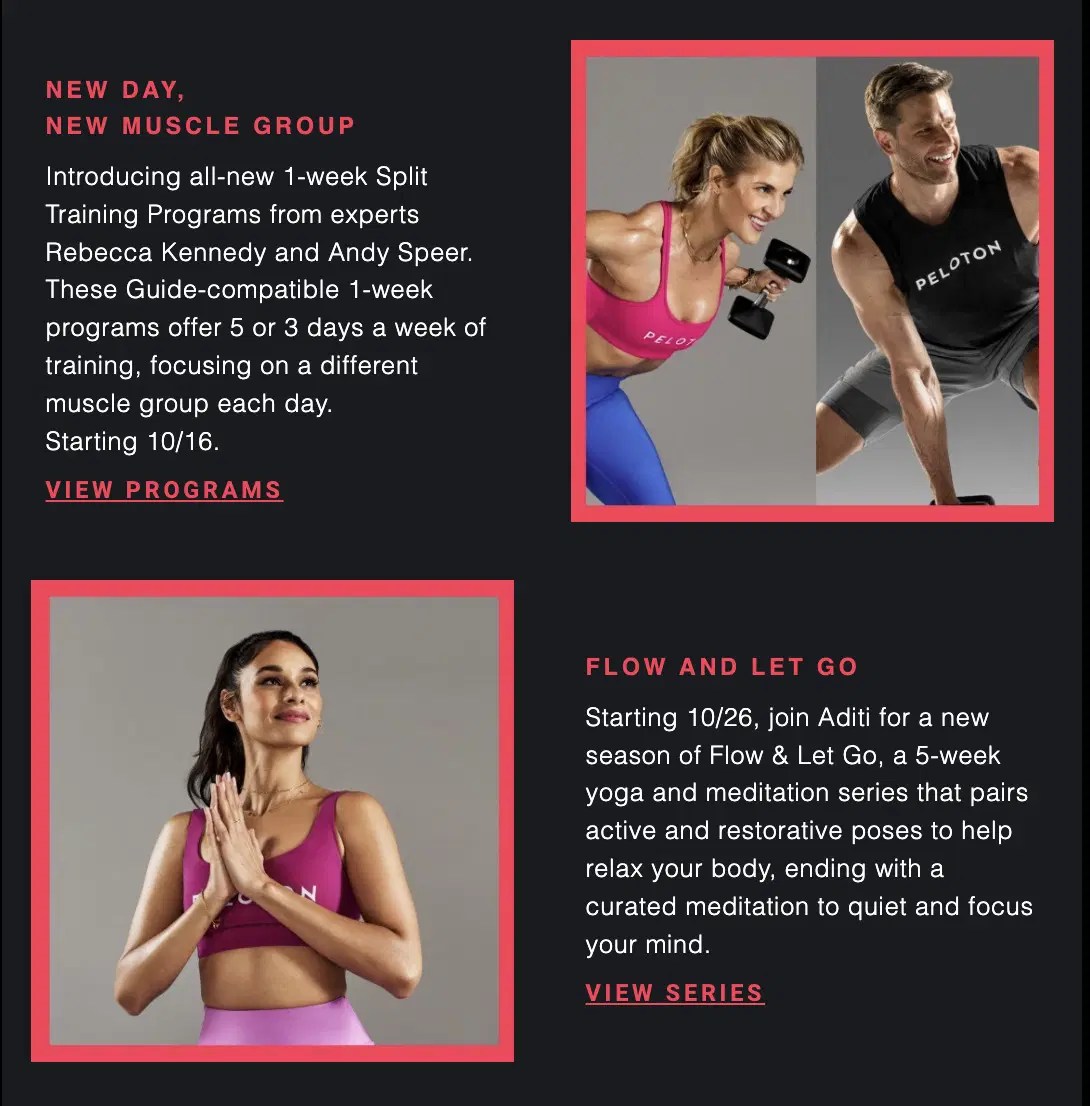 New Peloton Split Strength Programs with Rebecca Kennedy & Andy Speer
