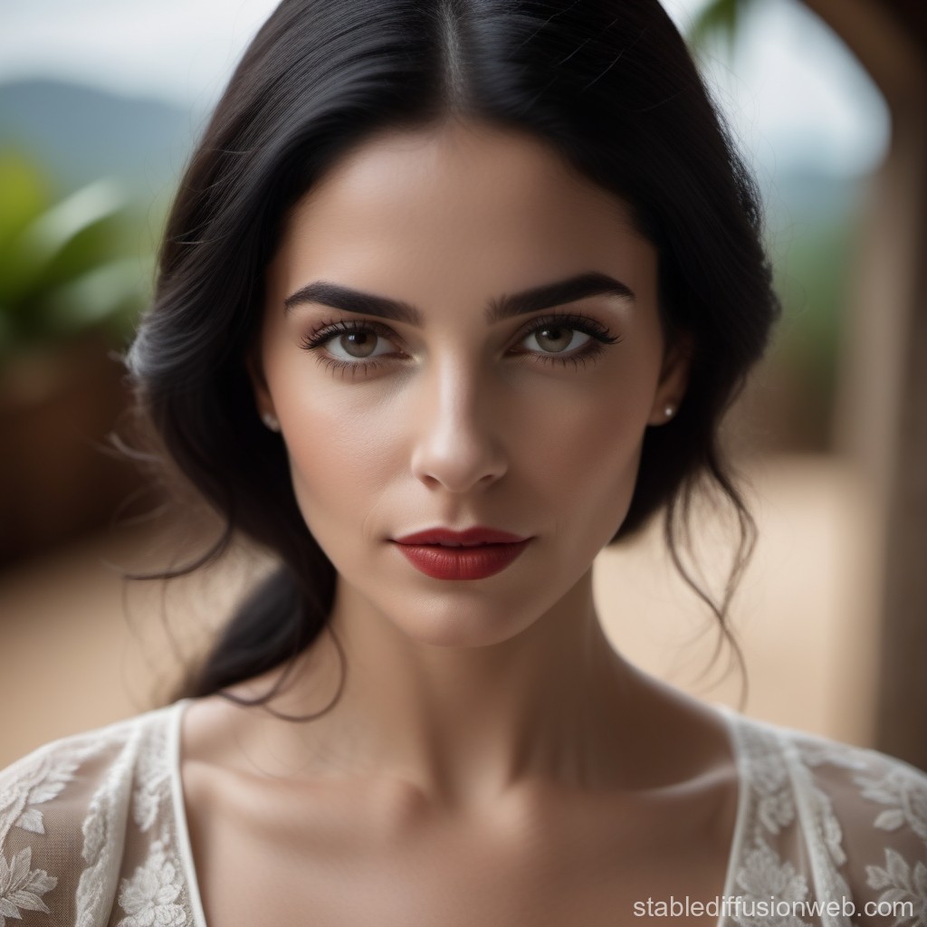 Brazilian Woman in National Colors | Stable Diffusion Online