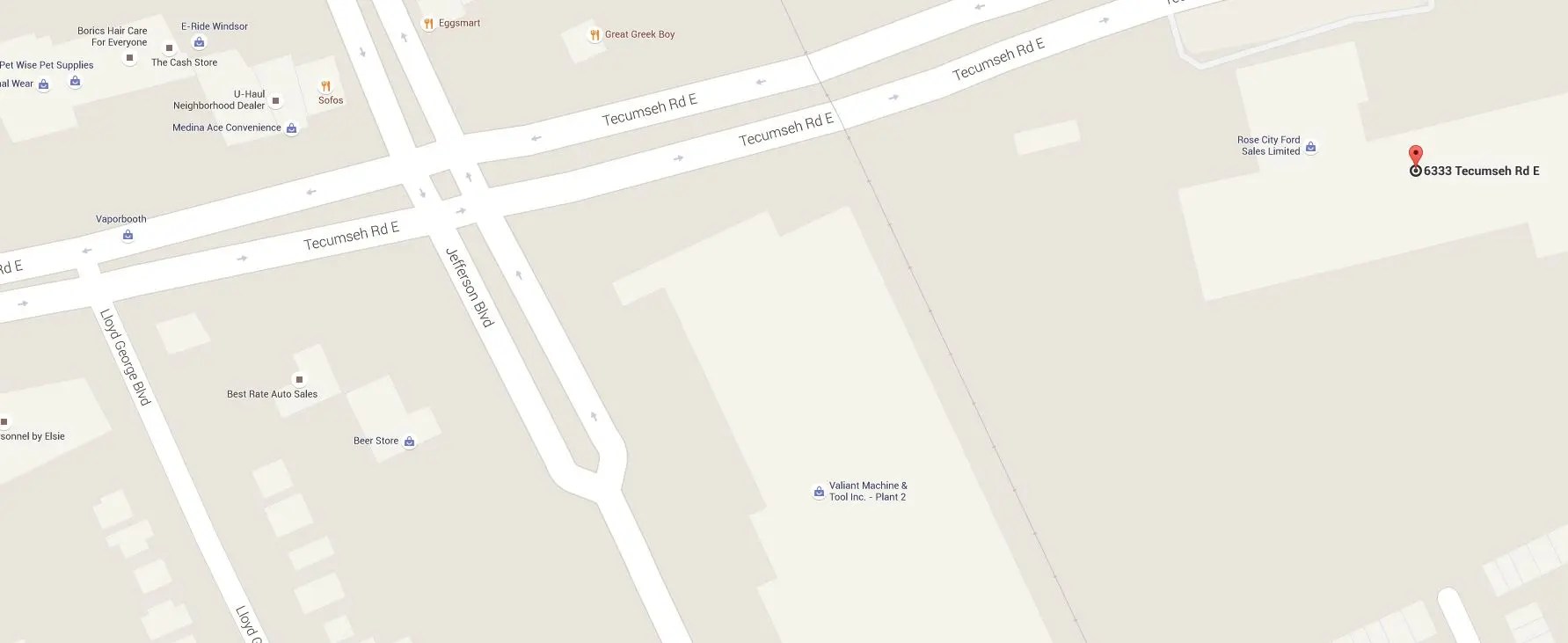 Rose City Ford Ford Dealer in Windsor