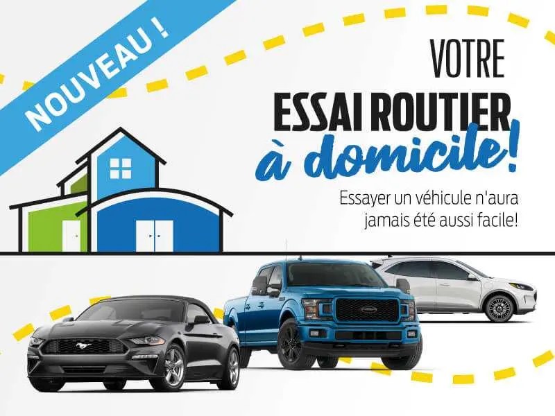 Planifier un Essai Routier Concessionnaire Ford à L'Ange Gardien L