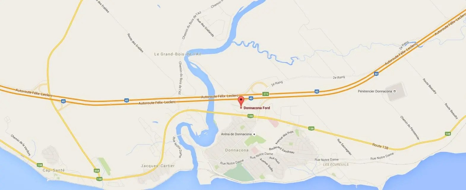 Donnacona Ford Concessionnaire Ford situé à Donnacona