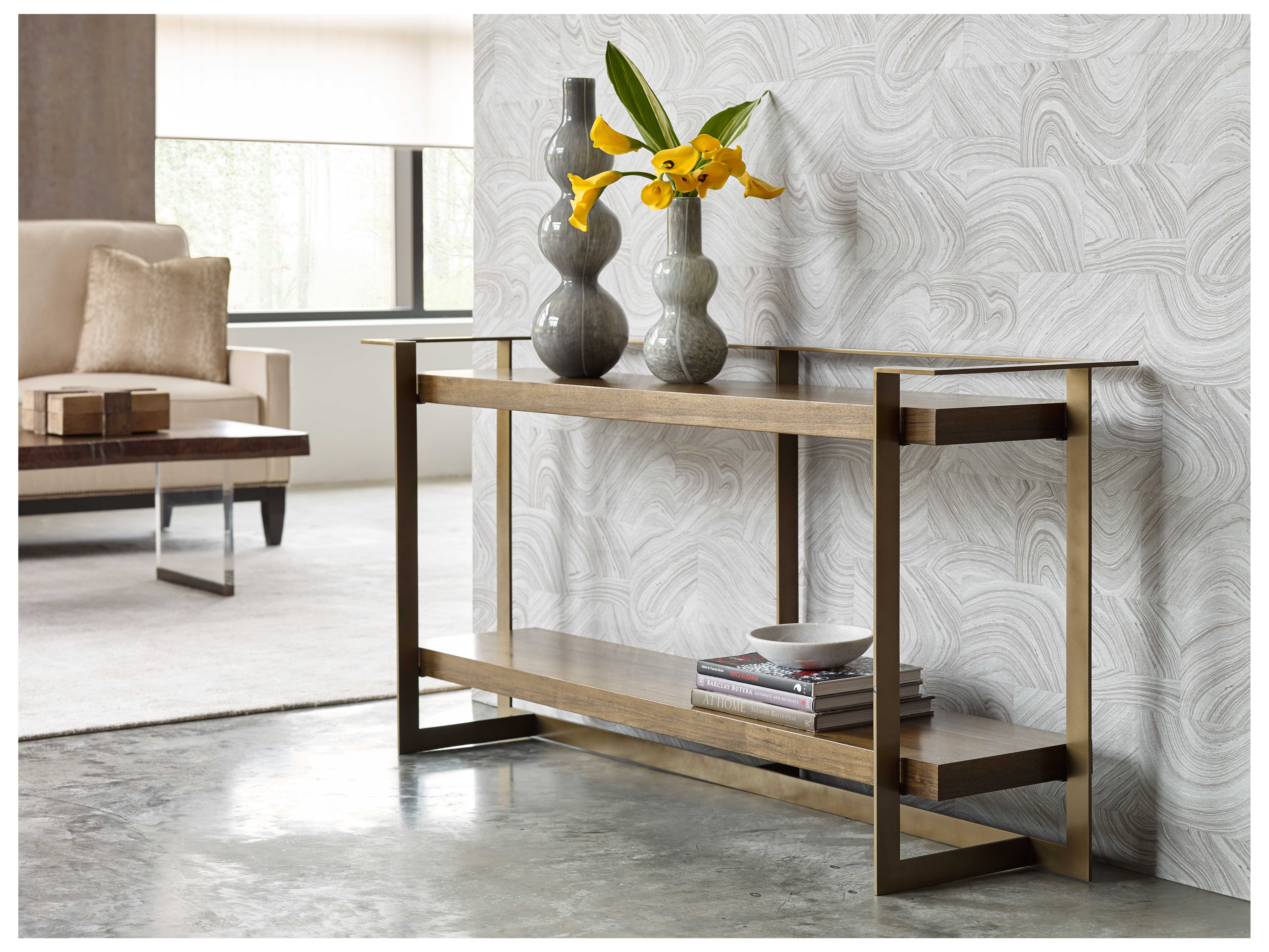 American Drew Modern Organics 62'' Wide Rectangular Console Table