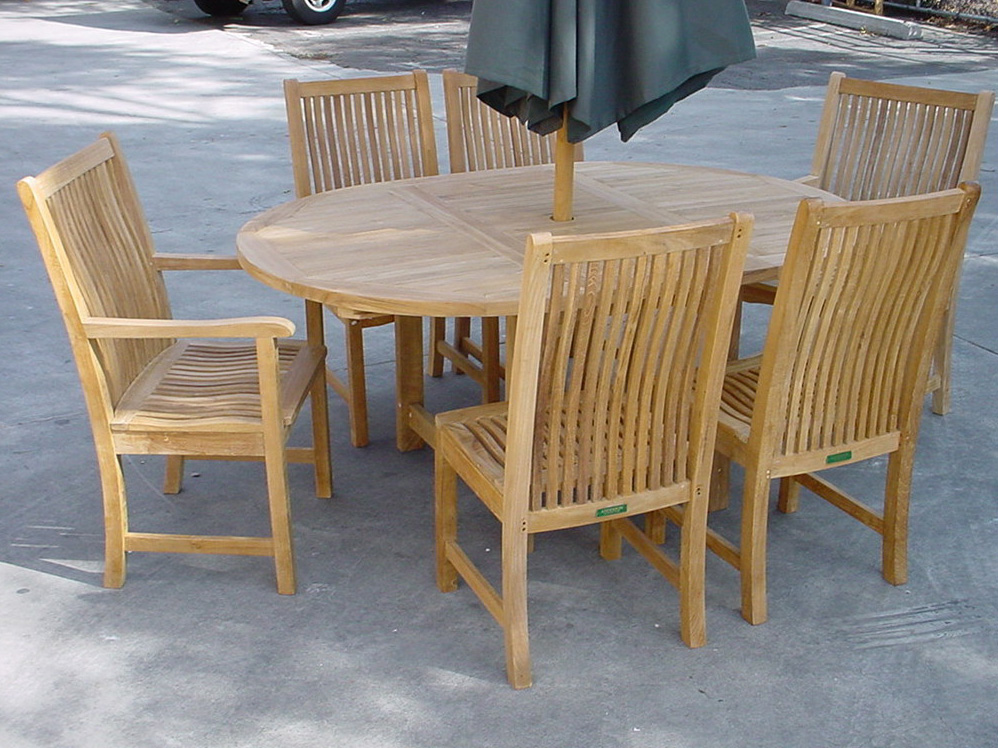 Anderson Teak Bahama Chicago 7Piece Dining Chair C AKSET7