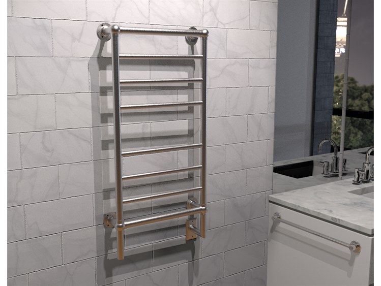 Amba Traditional Brushed Nickel Heated Towel Rack AMBT2040BN