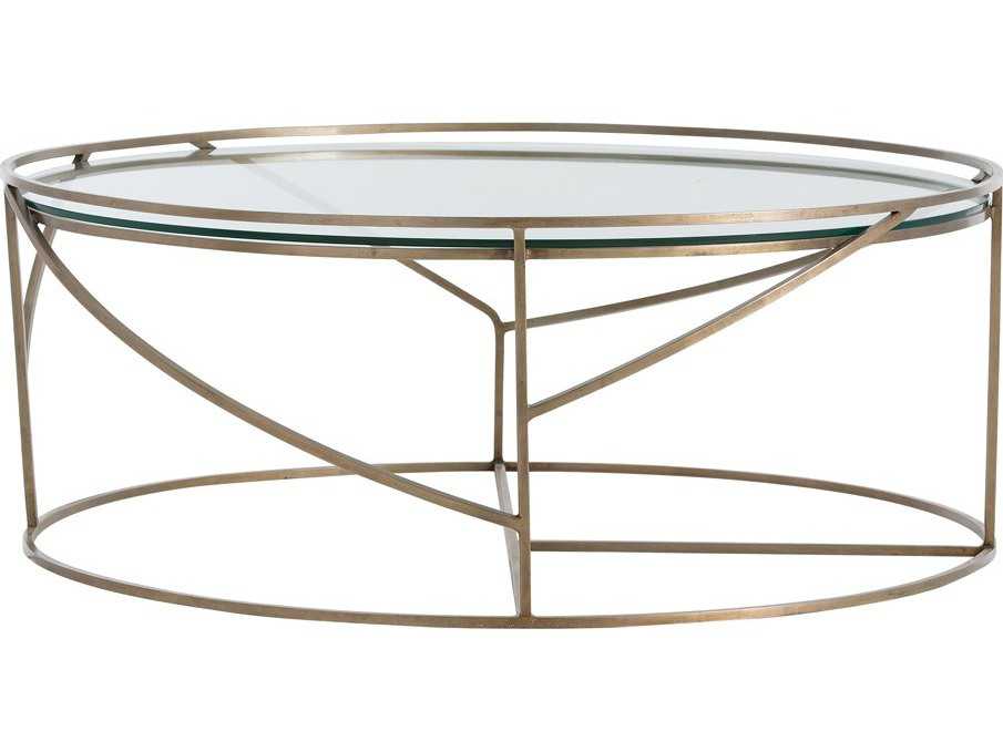Arteriors Home Rourke Antique Brass 37'' Round Coffee Table ARH2001