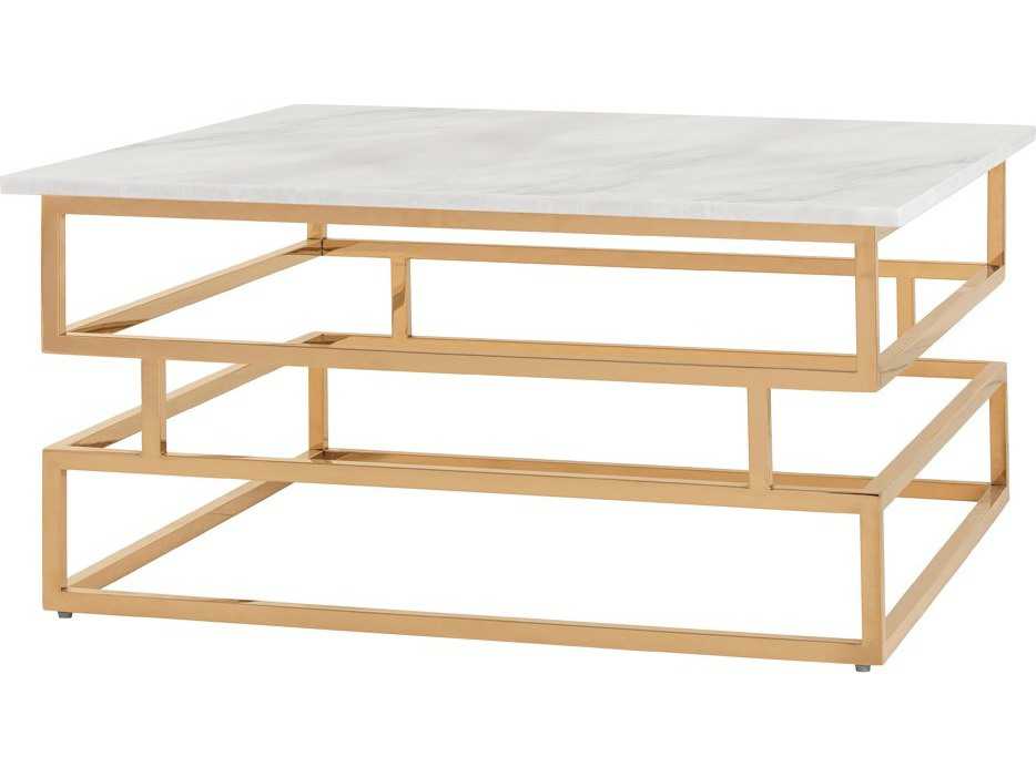 Arteriors Home Troy Polished Brass 34'' Round Coffee Table ARHDS9007