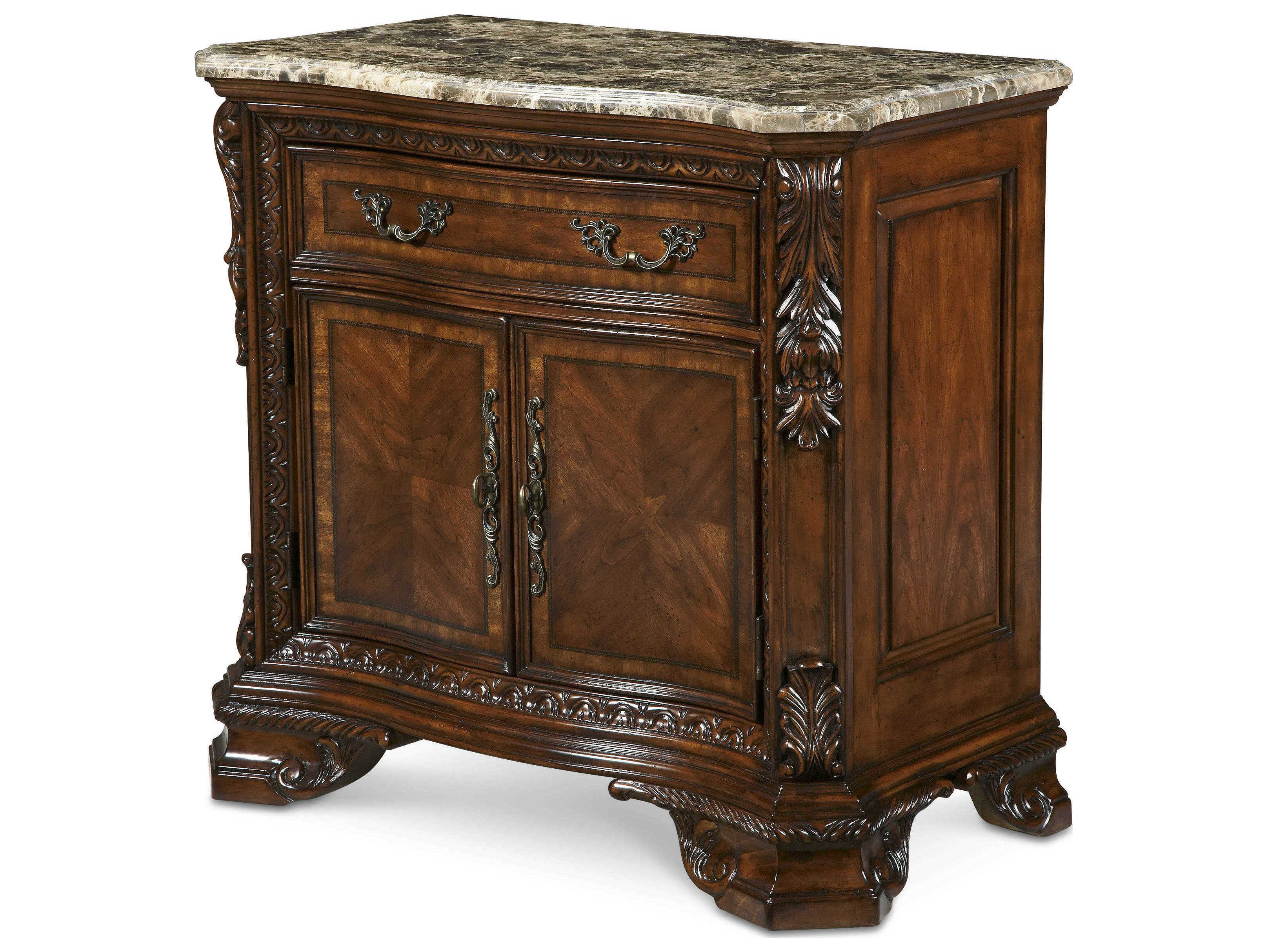 A.R.T. Furniture Old World 37 x 19.5 Rectangular Stone Top Door