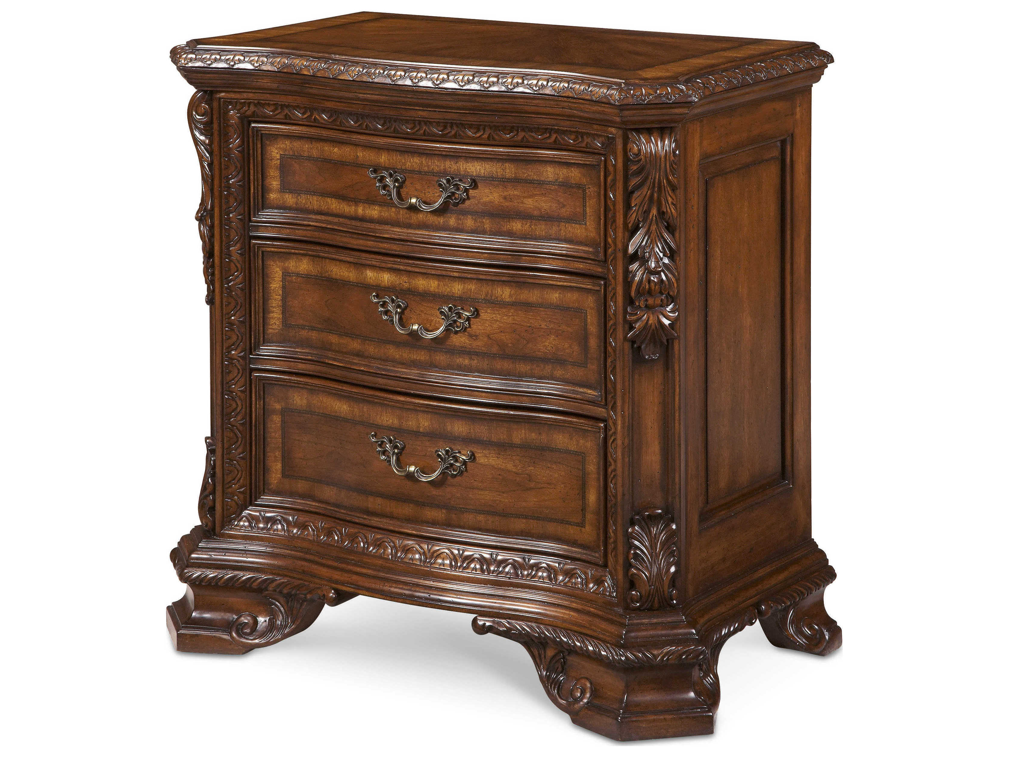 A.R.T. Furniture Old World 18" Wide 3Drawers Cherry Wood Chest