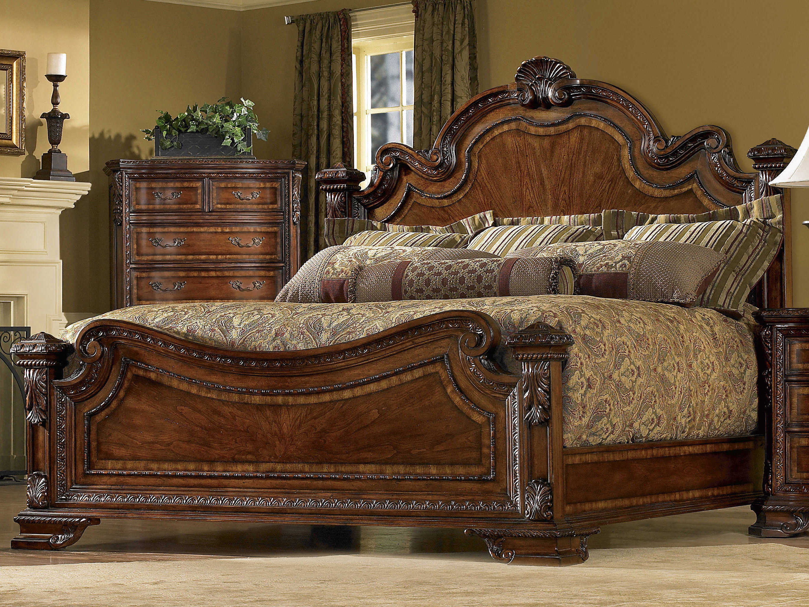 A.R.T. Furniture Old World Estate California King Panel Bed AT1431572606