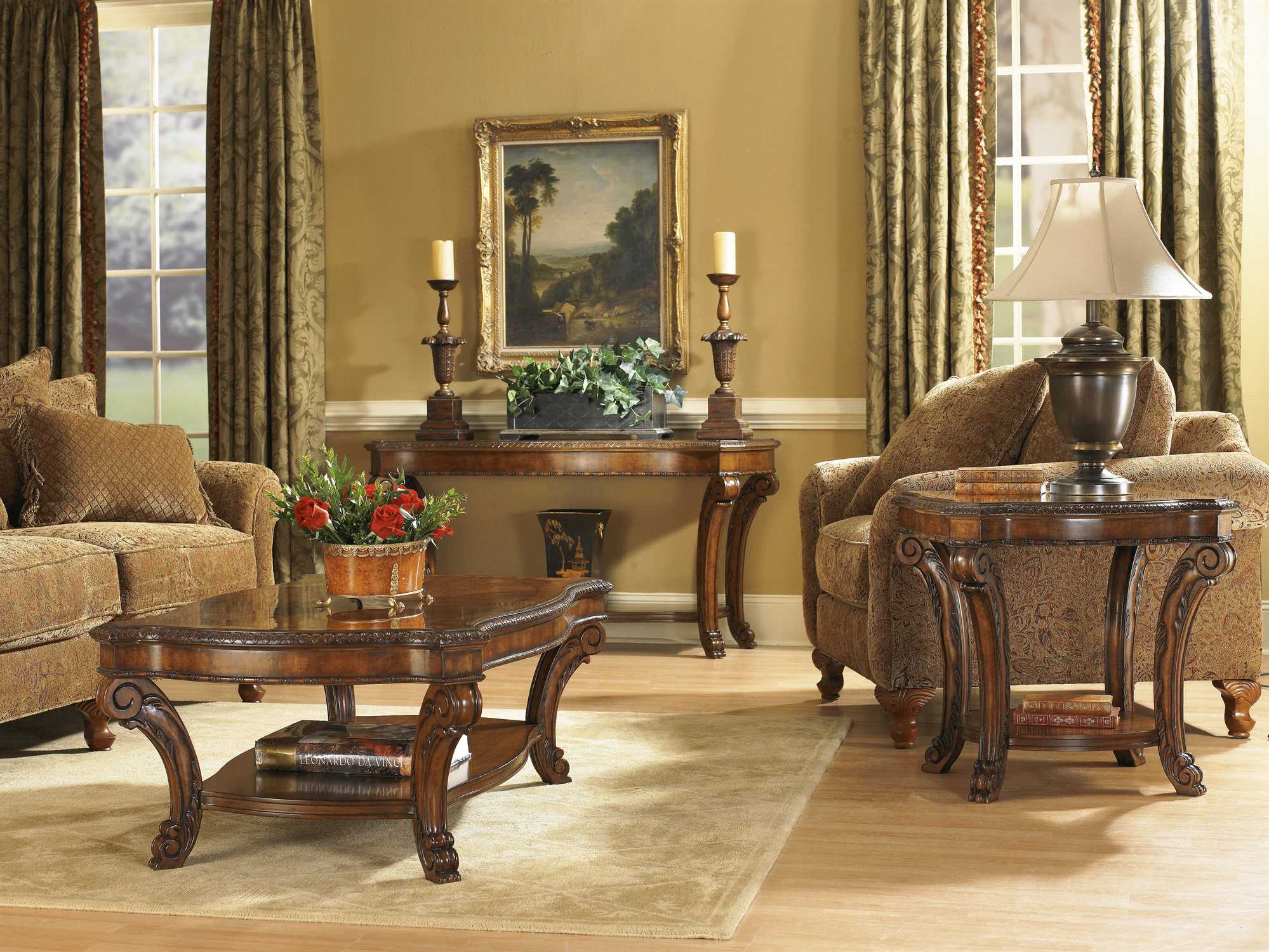 A.R.T. Furniture Old World 60 x 18 Rectangular Sofa Table AT1433072606