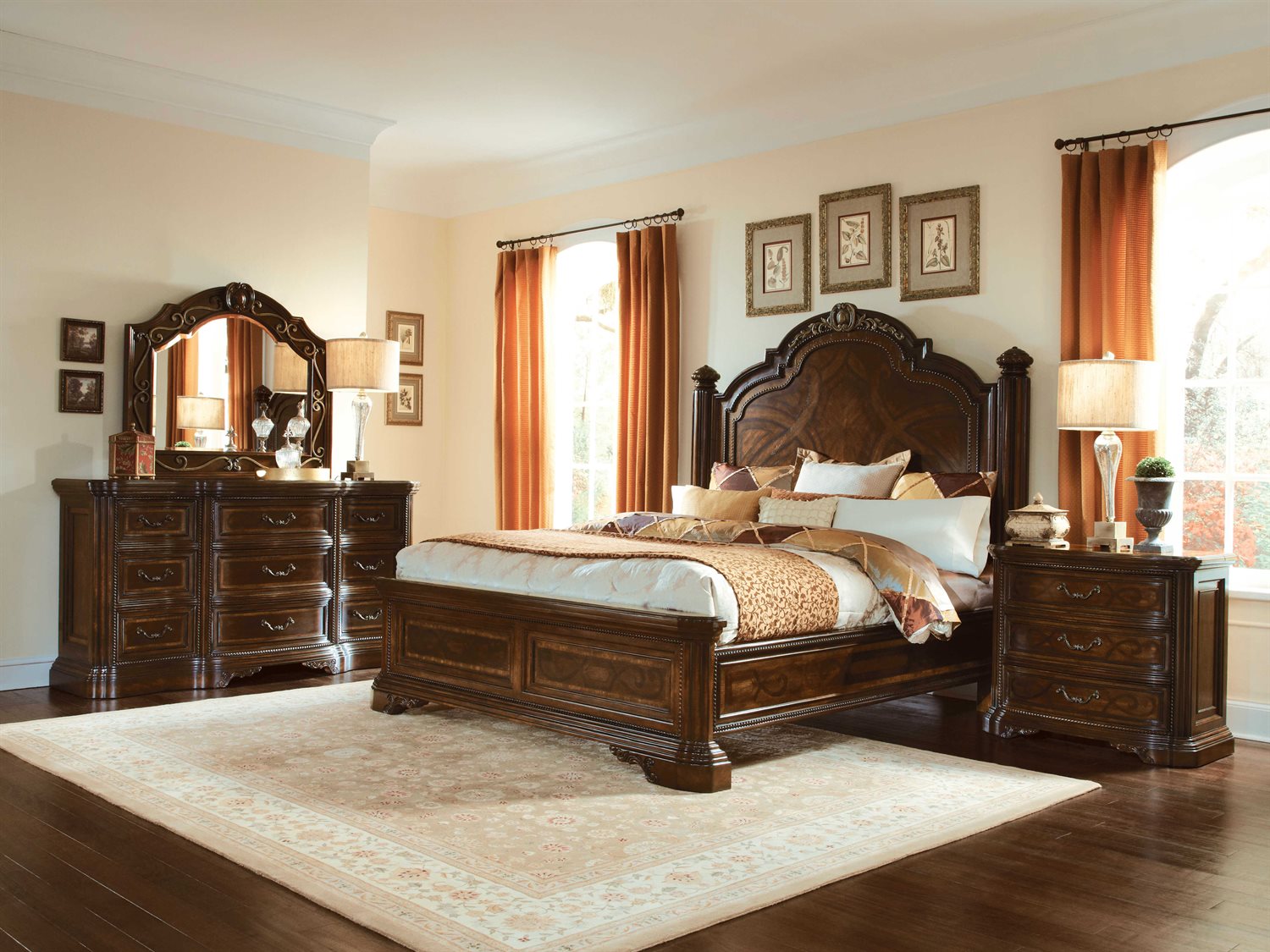 A.R.T. Furniture Valencia King Panel Bed AT2091262304