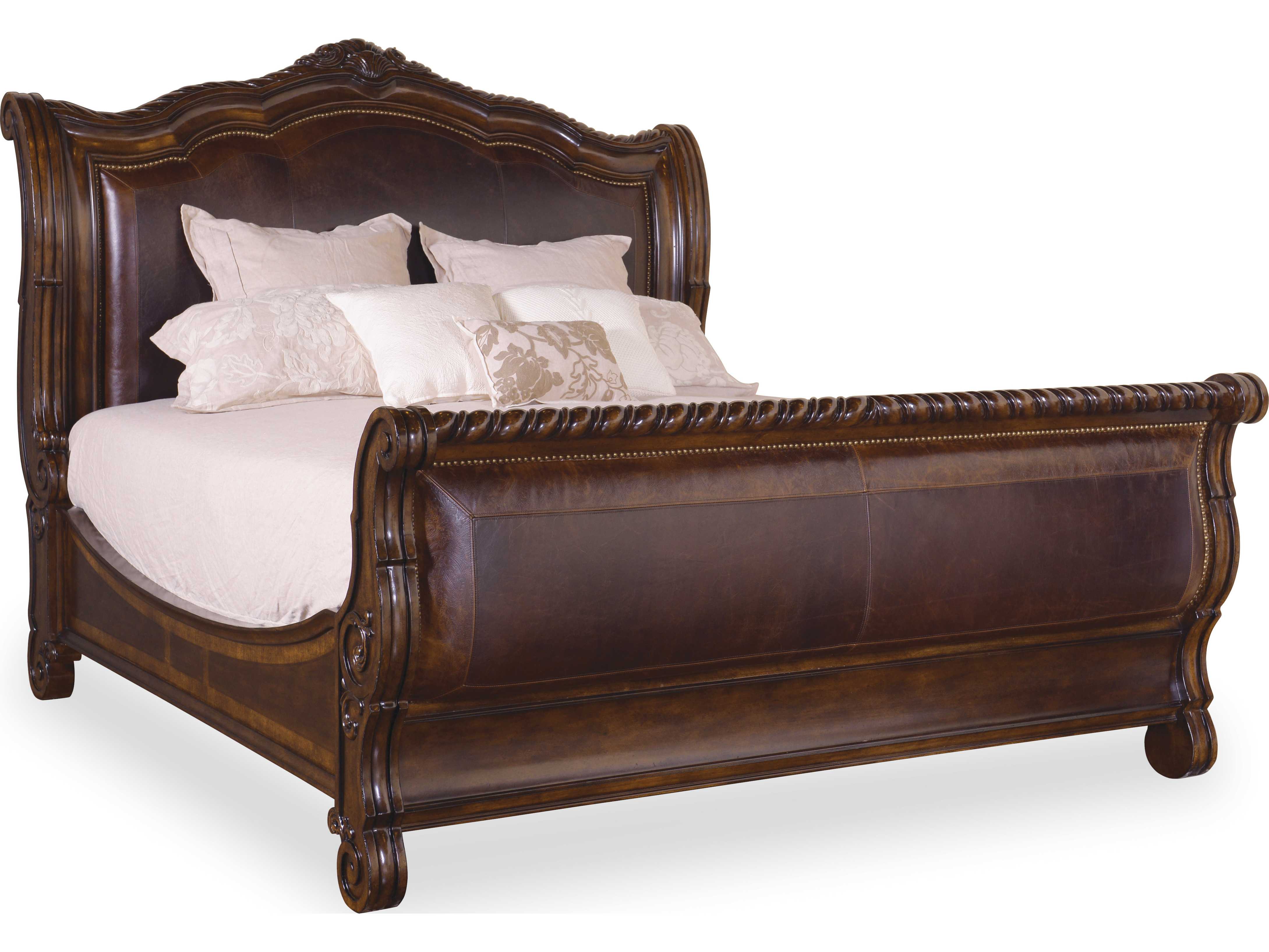ART Furniture Valencia Dark Oak Queen Size Sleigh Bed AT2091452304