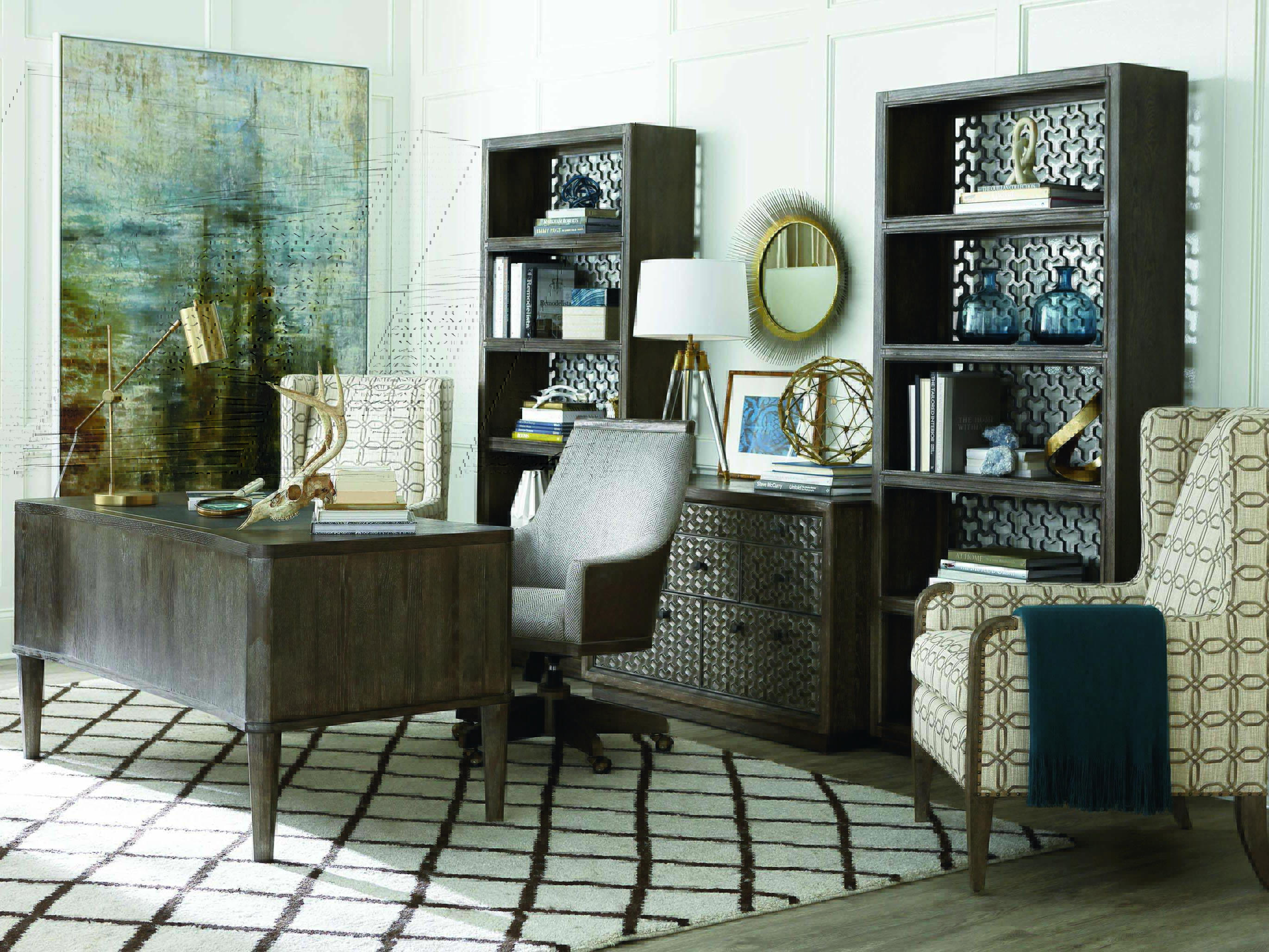 A.R.T Furniture Geode Kona and Facet Tourmaline Open Bookcase