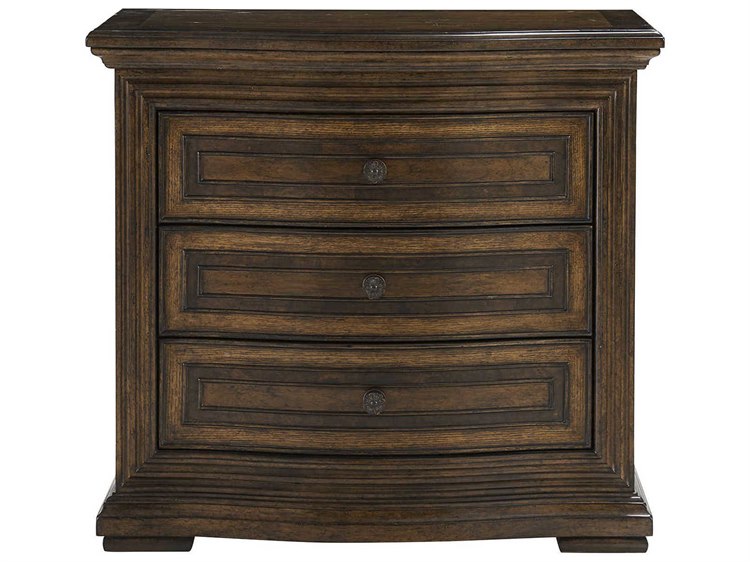 A.R.T. Furniture Kingsport Medium Oak ThreeDrawer Nightstand