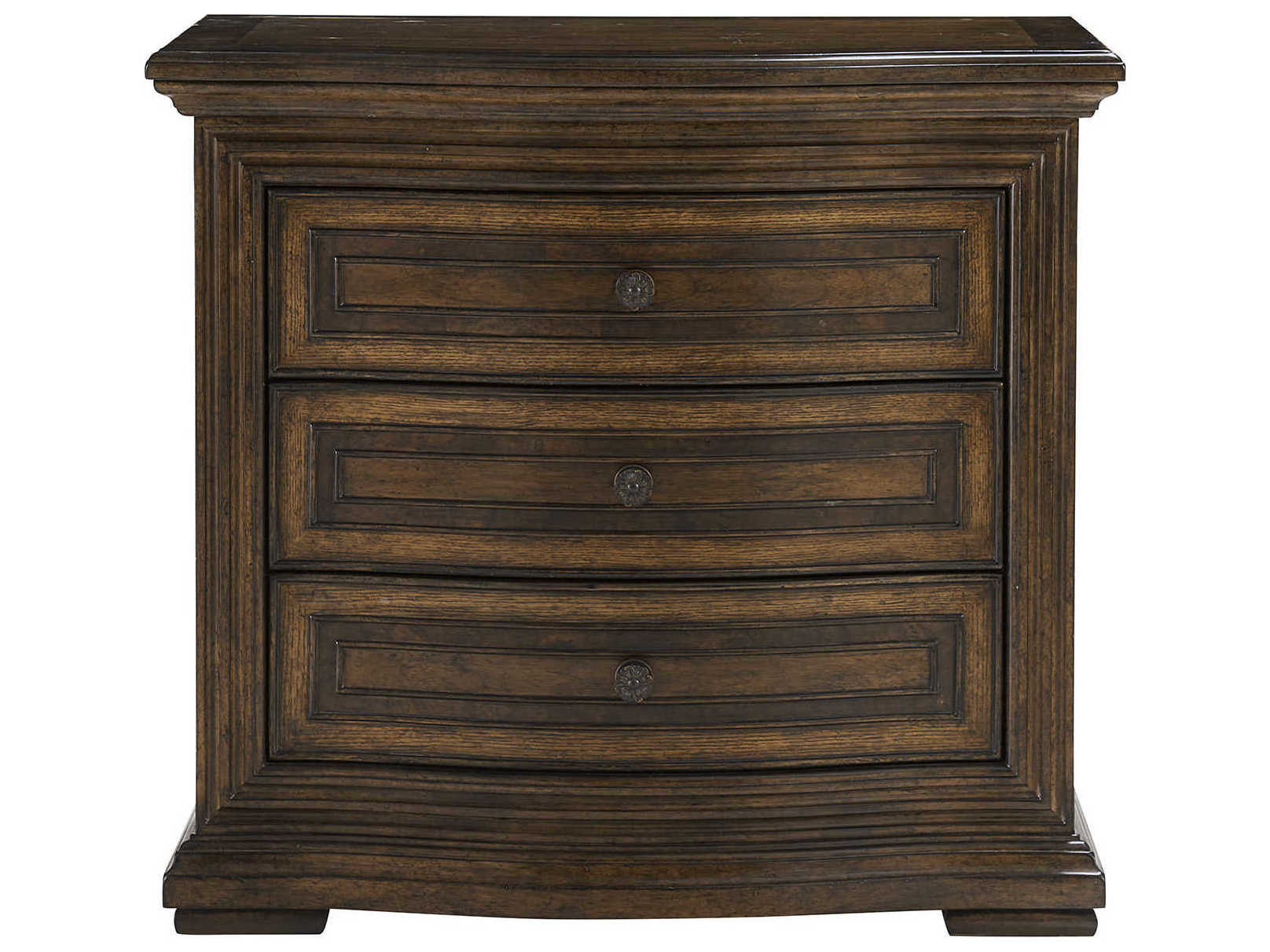 A.R.T. Furniture Kingsport Medium Oak ThreeDrawer Nightstand