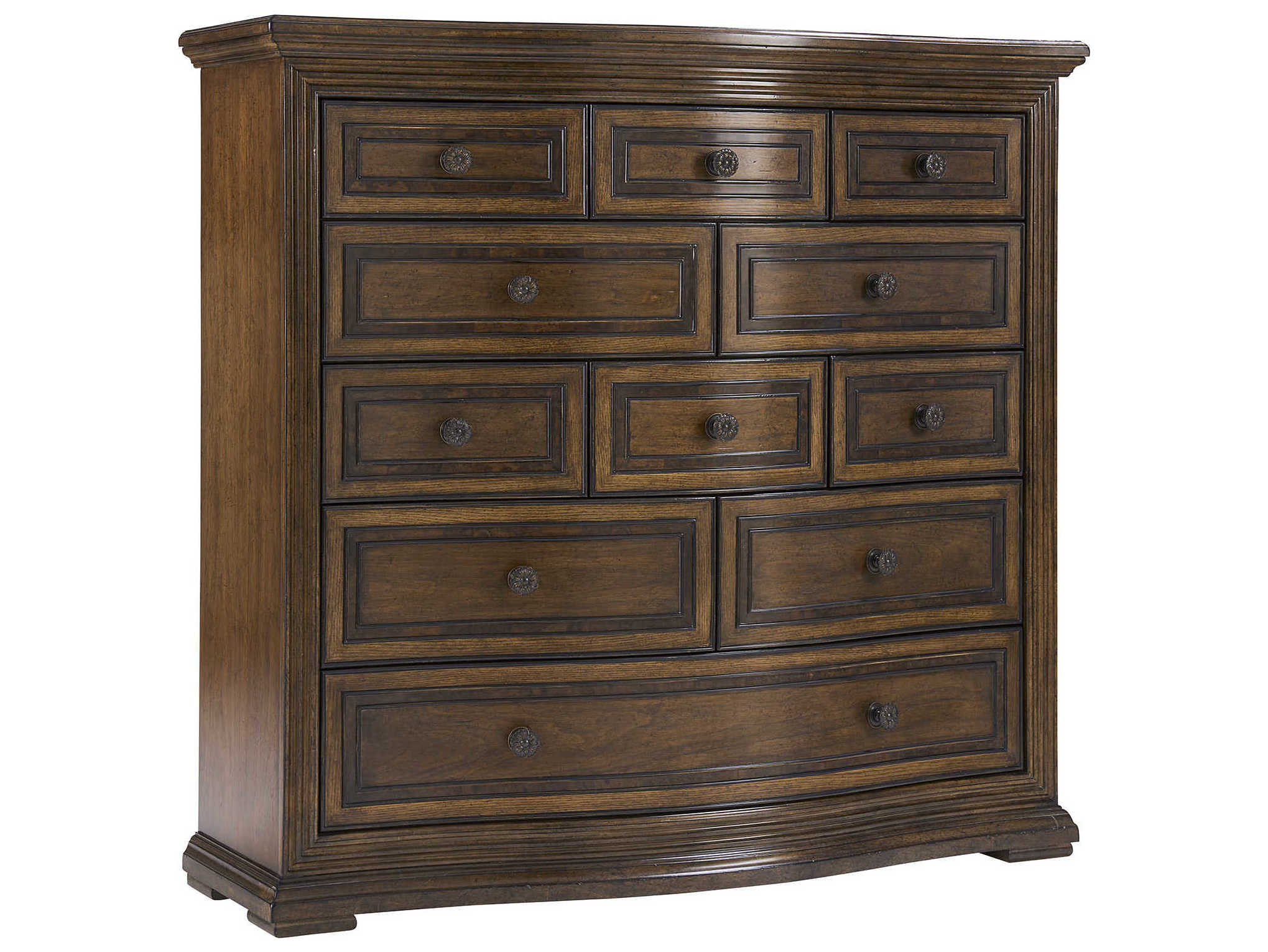 A.R.T. Furniture Kingsport Medium Oak ElevenDrawer Chest of Drawers