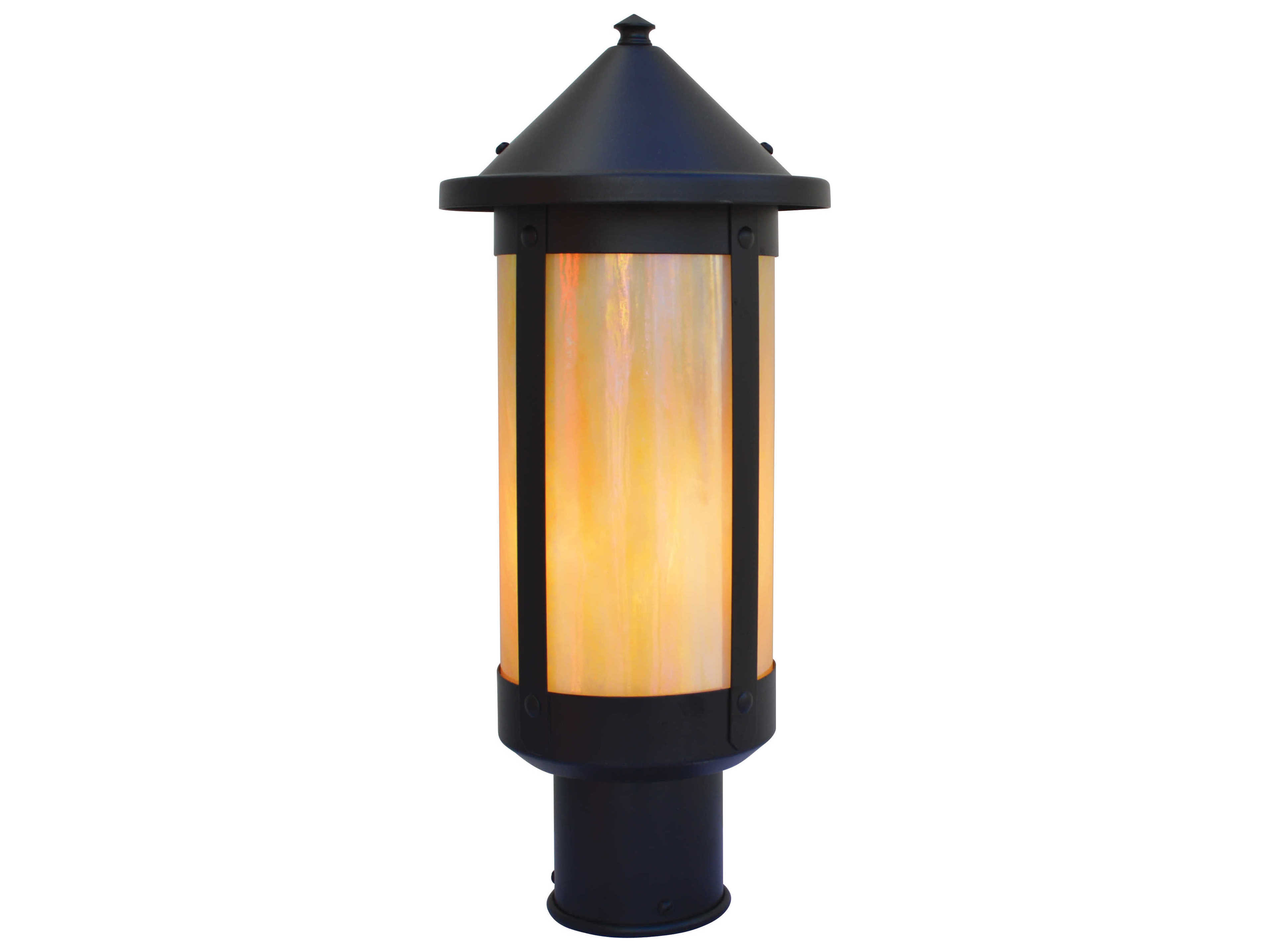 Arroyo Craftsman Berkeley 1 Light 7'' Outdoor Post Light AYBP7L